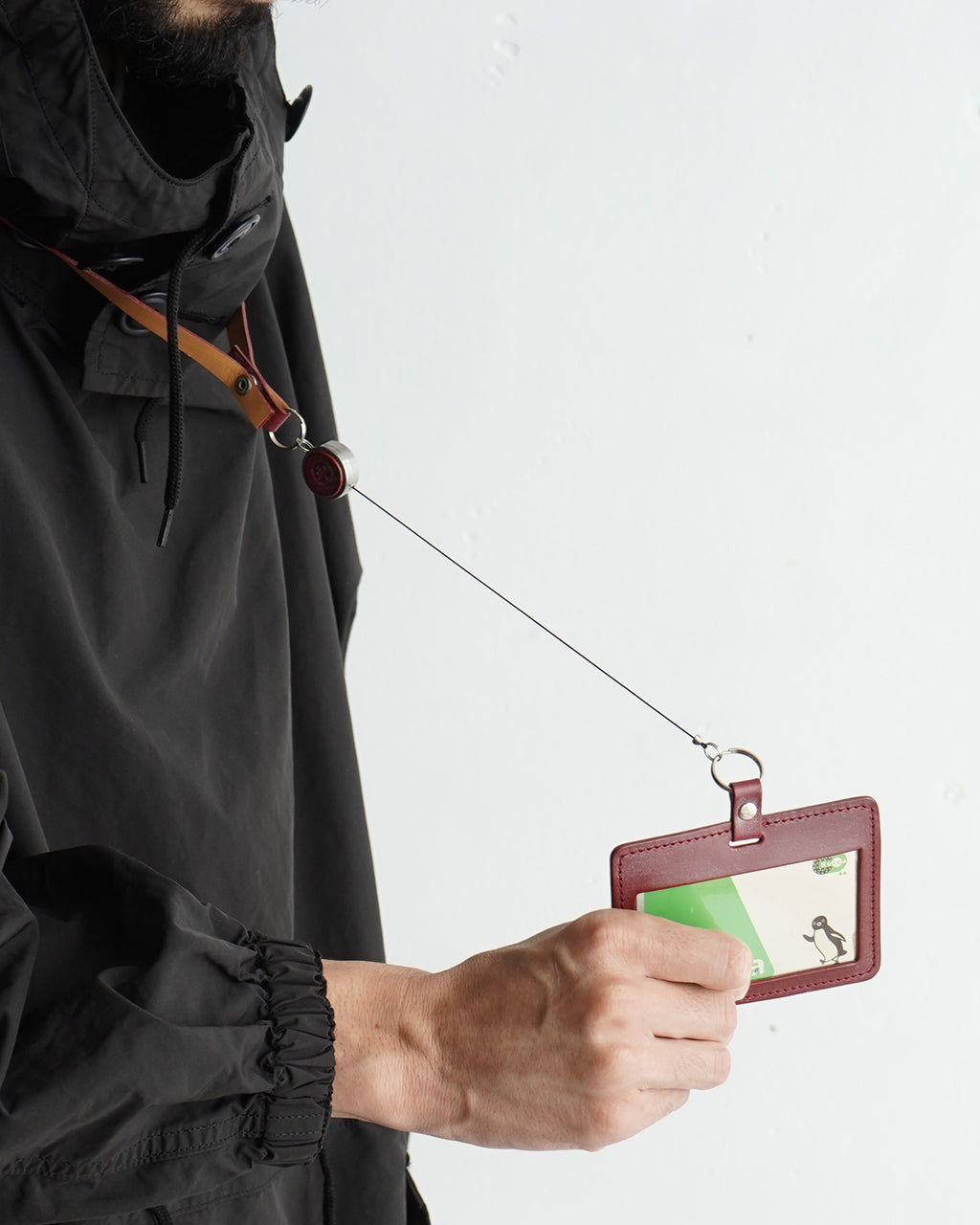 IDケース (リール付) ID CARD WITH REEL STRAP ストラップ付き カードケース 03-6077
