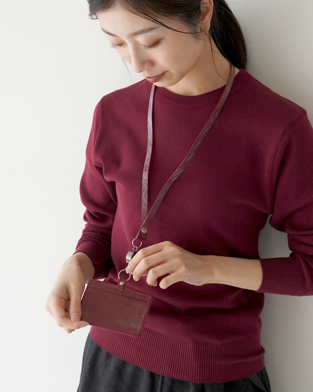 IDケース (リール付) ID CARD WITH REEL STRAP ストラップ付き カードケース 03-6077