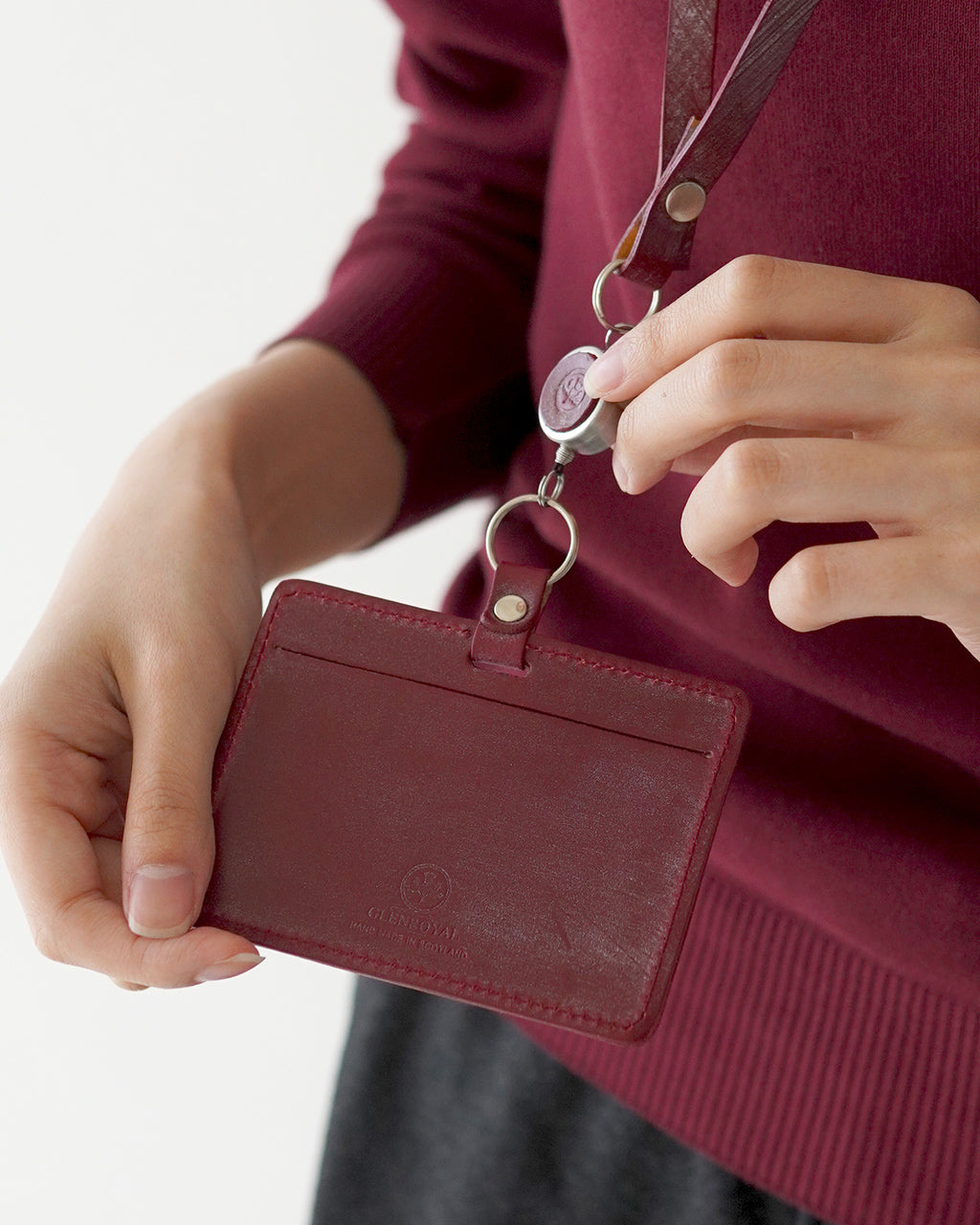 IDケース (リール付) ID CARD WITH REEL STRAP ストラップ付き カードケース 03-6077
