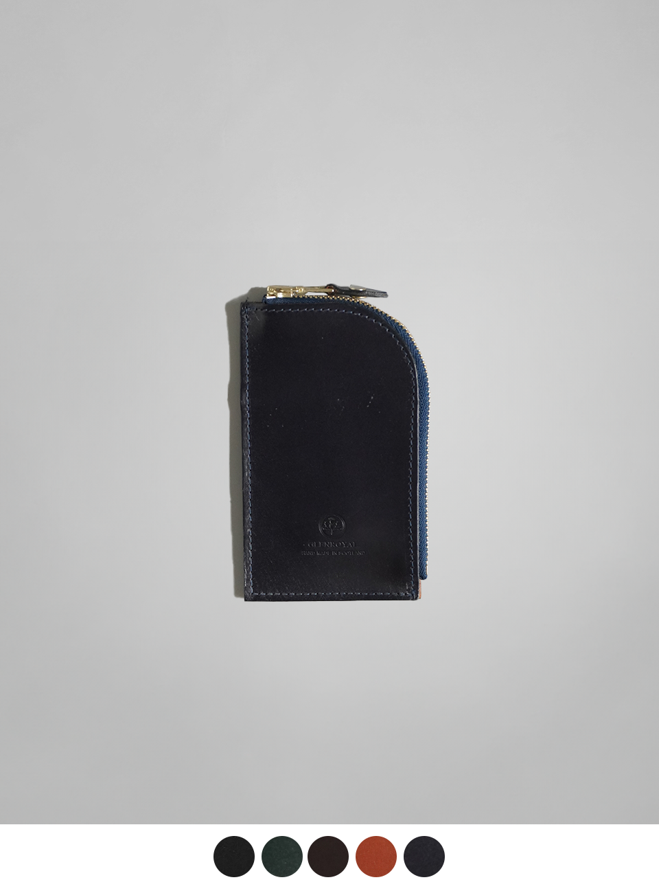 ジップド キーケース カードポケット付き ZIPED KEY CASE WITH POKET レザー 03-6255