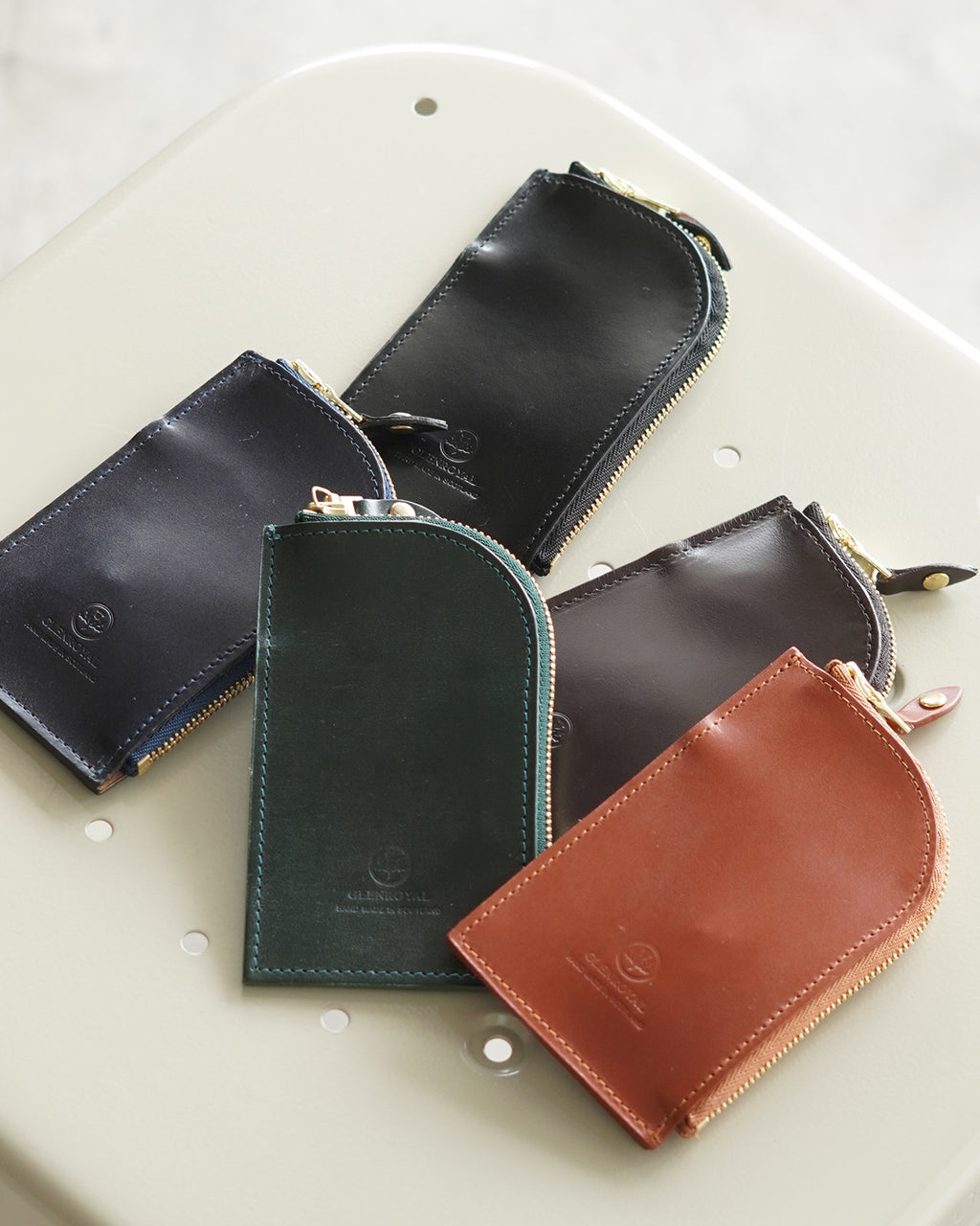ジップド キーケース カードポケット付き ZIPED KEY CASE WITH POKET レザー 03-6255