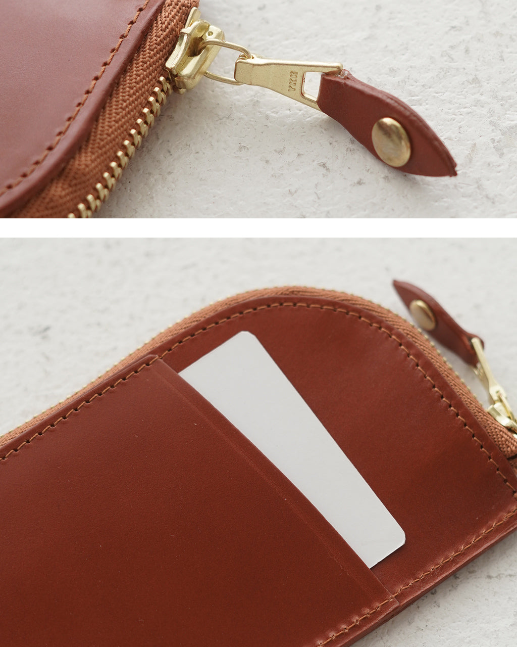 ジップド キーケース カードポケット付き ZIPED KEY CASE WITH POKET レザー 03-6255