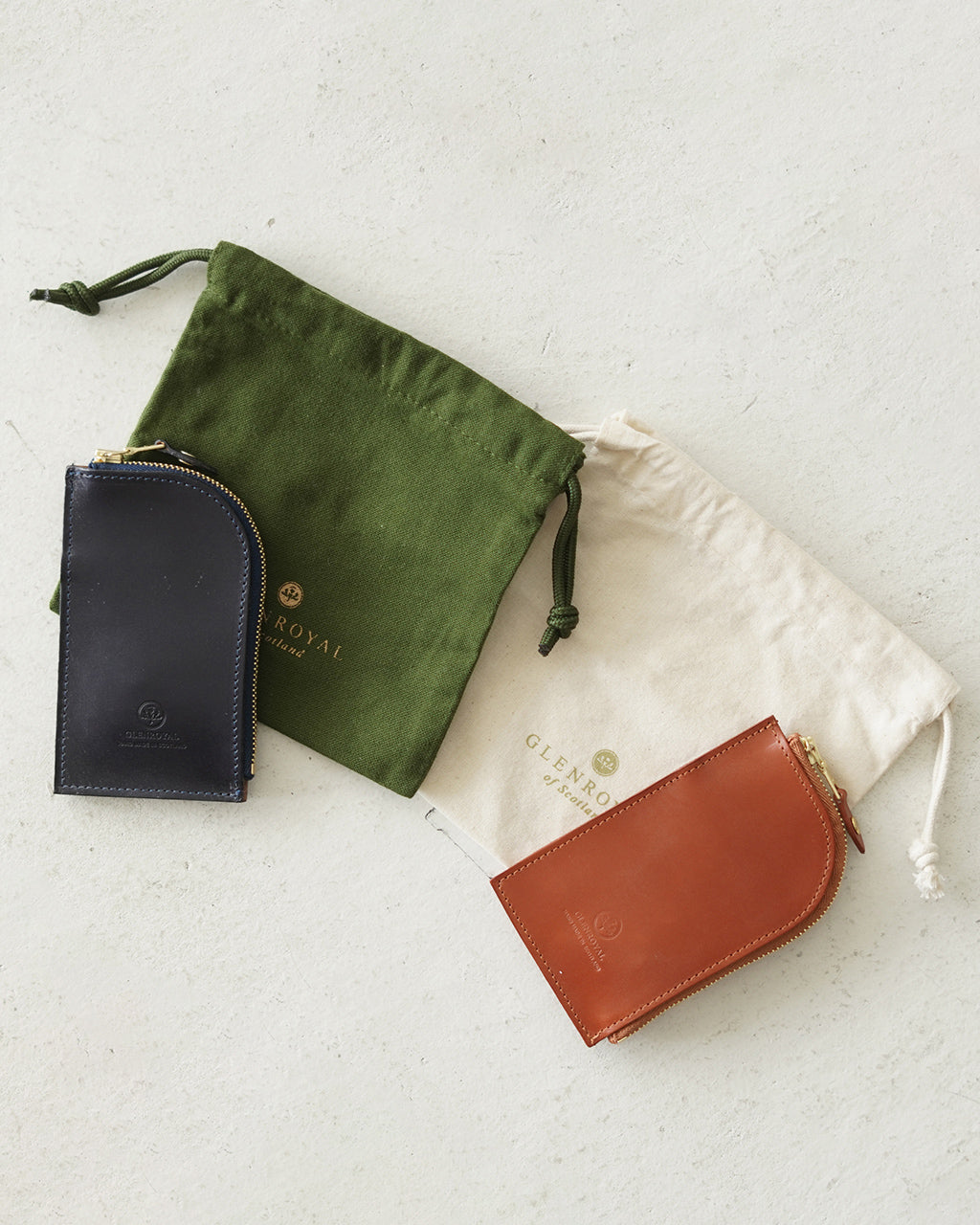 ジップド キーケース カードポケット付き ZIPED KEY CASE WITH POKET レザー 03-6255