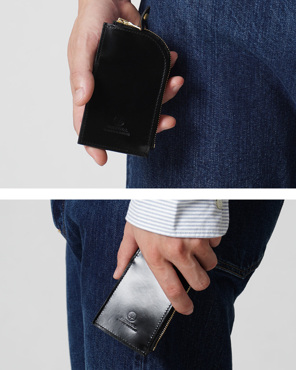 ジップド キーケース カードポケット付き ZIPED KEY CASE WITH POKET レザー 03-6255