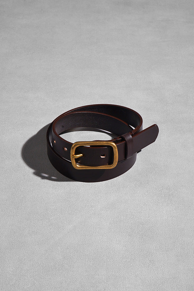 ベルト ウィズ ヘッドカラーバックル BELT WITH HEAD COLLAR BACKLE ブライドルレザー 06-5798