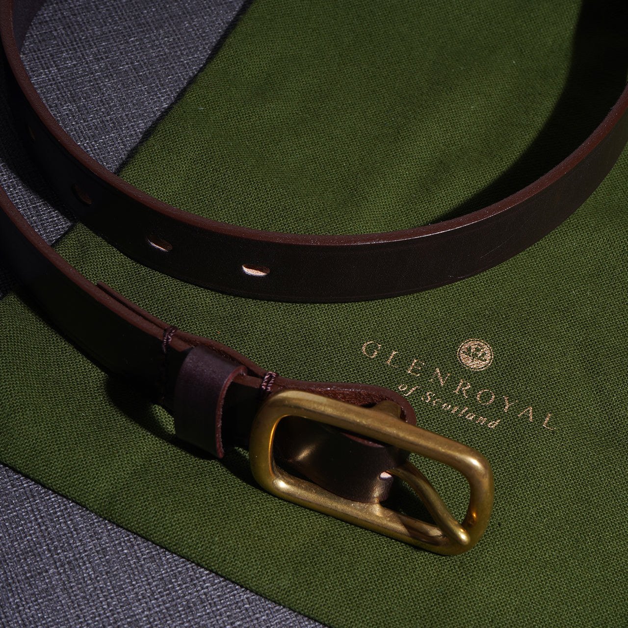 GLENROYAL 글렌 로얄 벨트 위즈 헤드 칼라 버클 BELT WITH HEAD COLLAR BACKLE 브라이들 레더 06-5798【무료우송】【쿠폰 대상외】