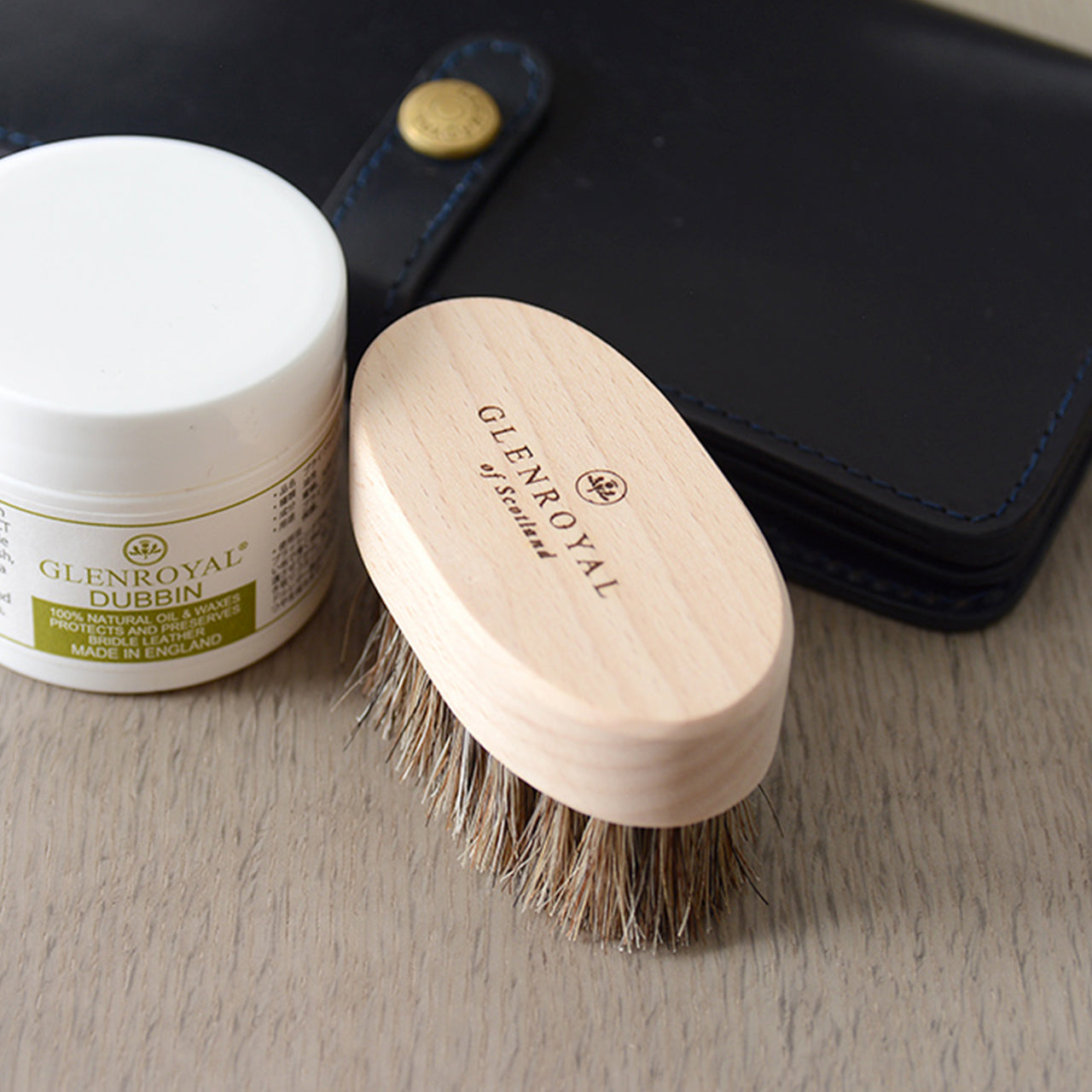 グレンロイヤル ブラシ GRENROYAL BRUSH S M メンテナンス馬毛ブラシ ケアブラシ GRENROYAL BRUSH