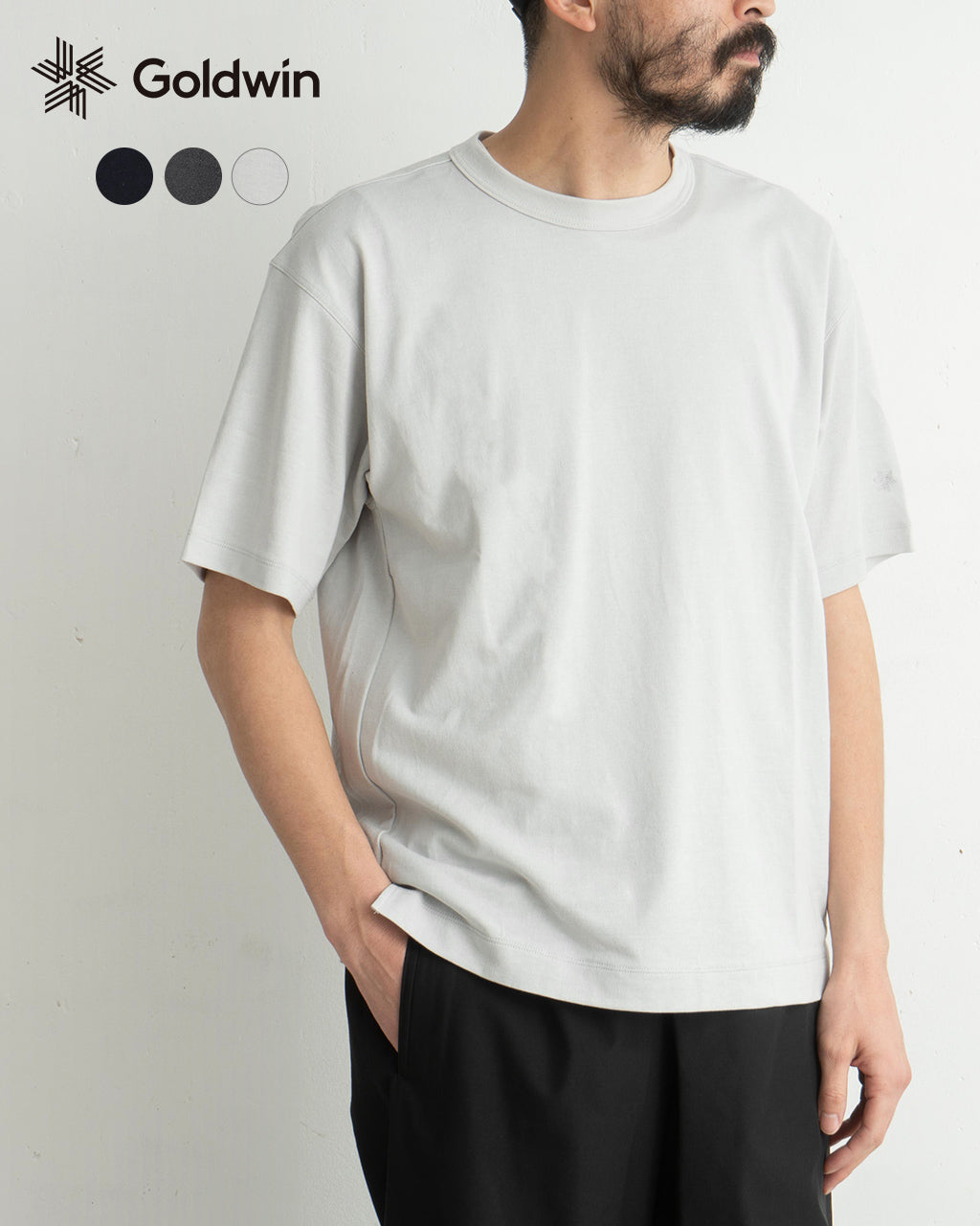 【SALE!30%OFF】ゴールドウイン リオプティマム ペーパーリラックスTシャツ Re-Optimum Paper Relax T-shirt 半袖 クルーネック GC44147