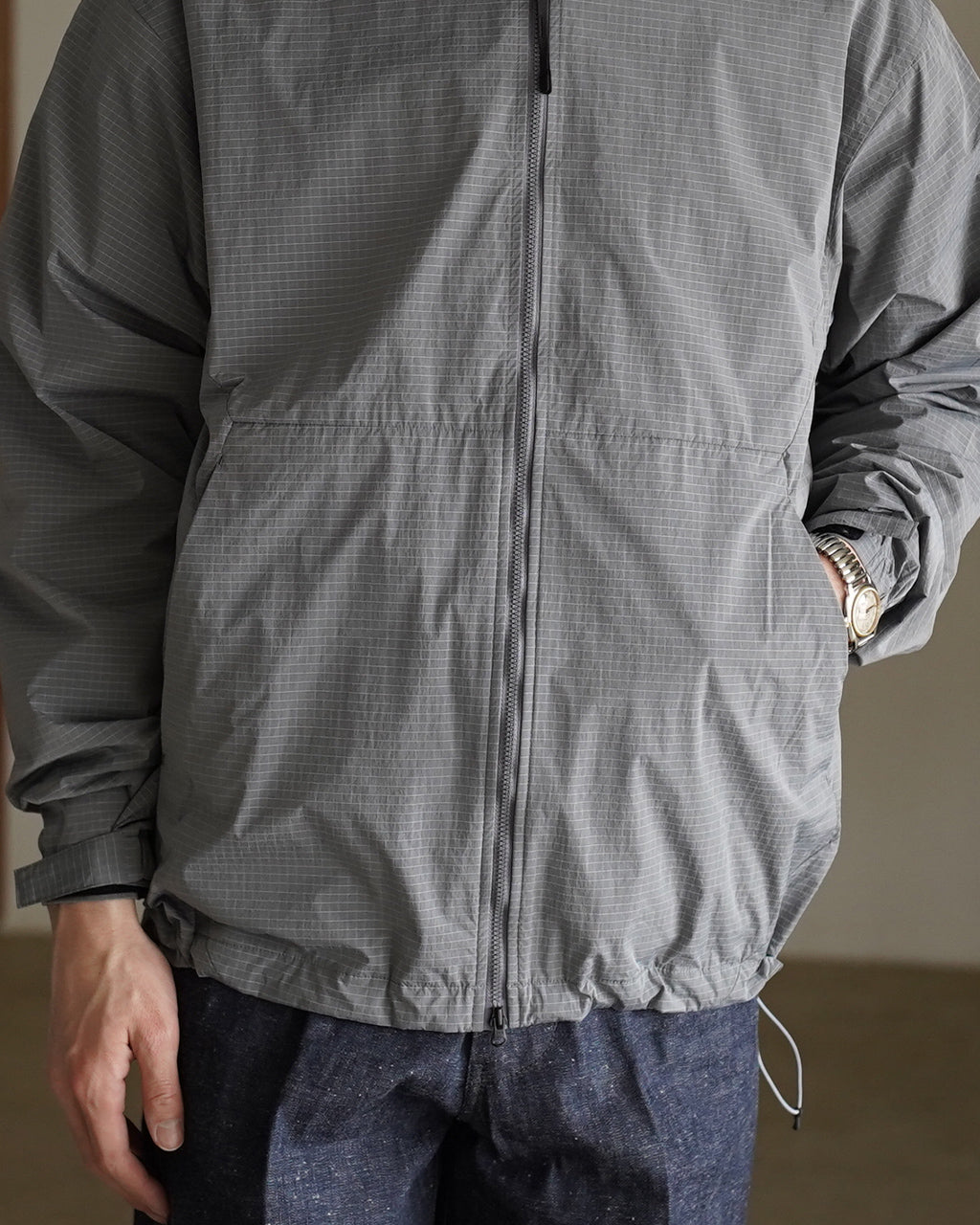 Dope Dyed Rip-stop Wind Jacket GL15330