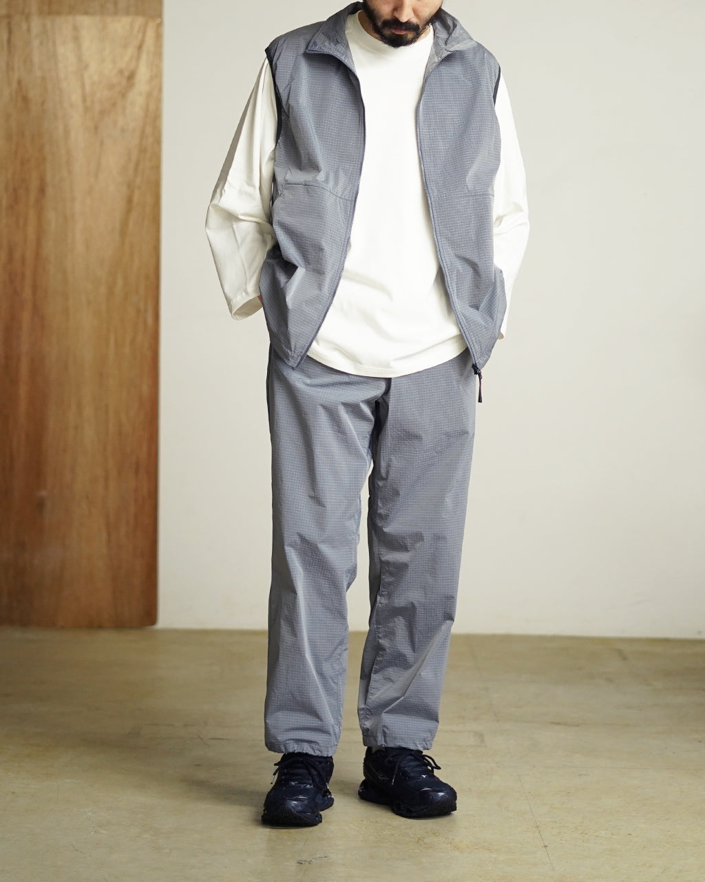 Dope Dyed Rip-stop Wind Vest GL15331