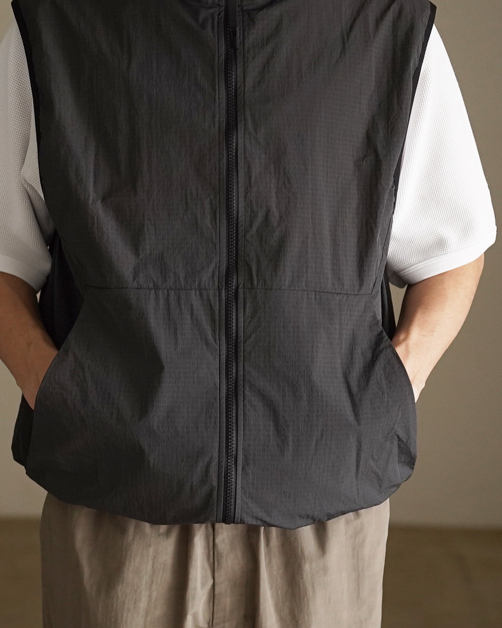 Dope Dyed Rip-stop Wind Vest GL15331