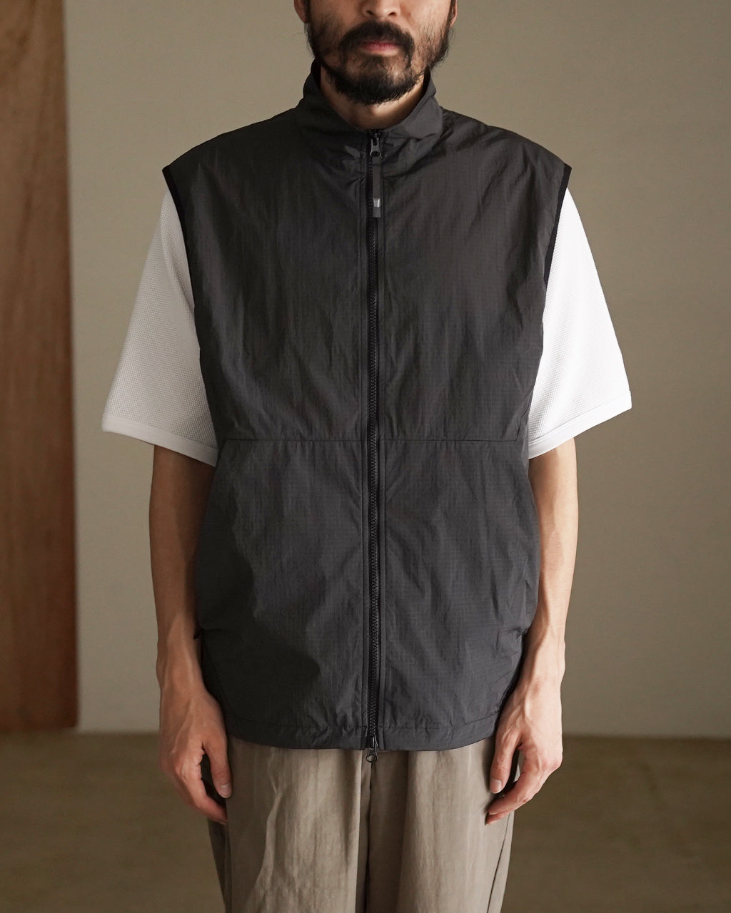 Dope Dyed Rip-stop Wind Vest GL15331