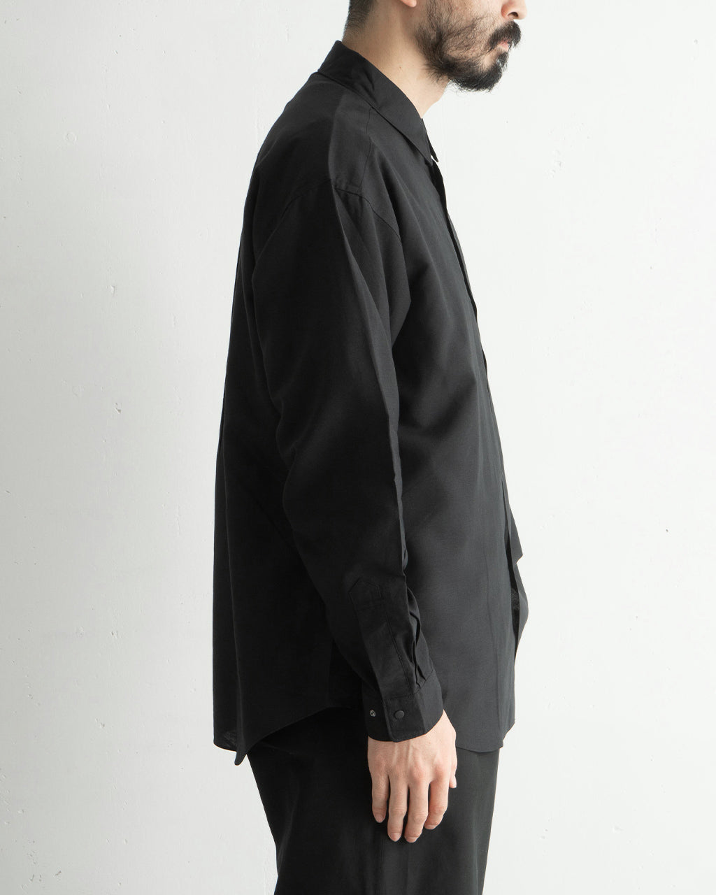 【SALE!40%OFF】ガウジー ボイル リラックス シャツ レギュラーカラー オーバーサイズシャツ Gauzy Voile Relax Shirt GL55141