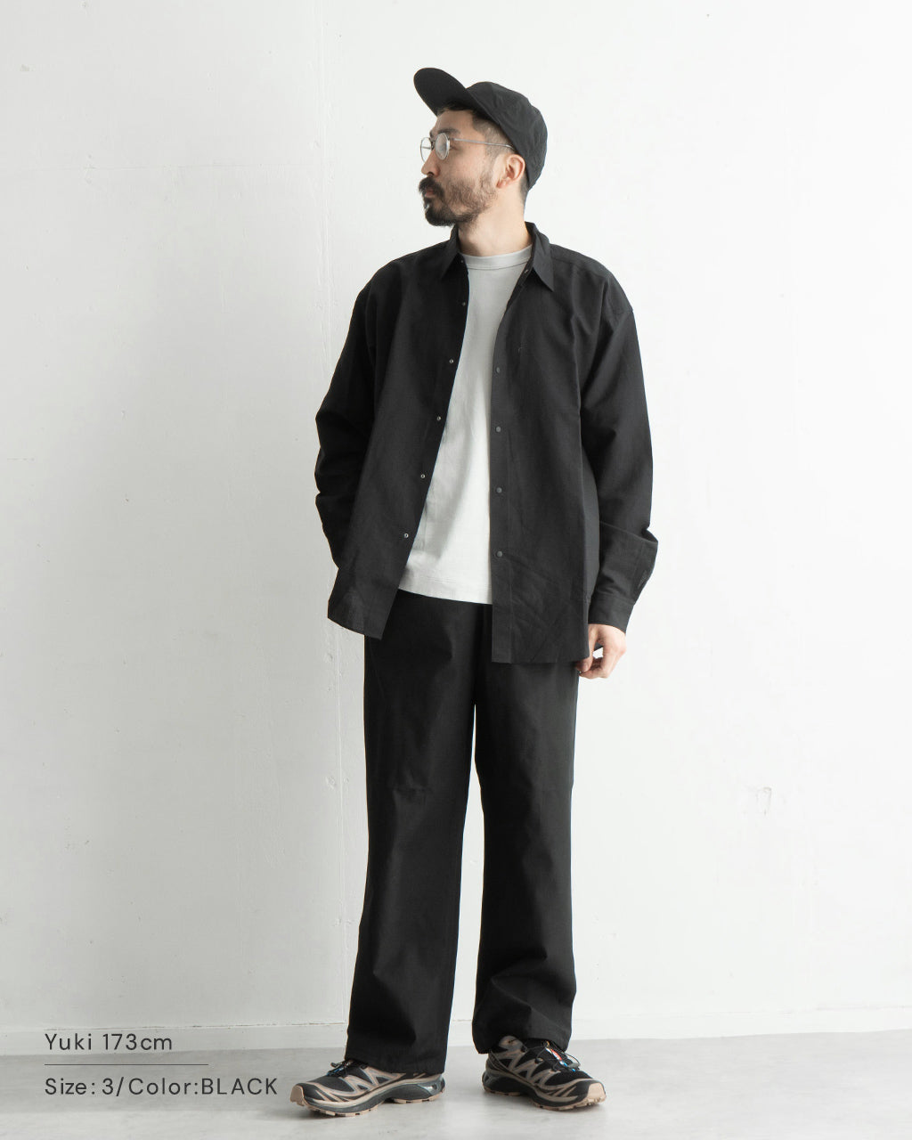 【SALE!40%OFF】ガウジー ボイル リラックス シャツ レギュラーカラー オーバーサイズシャツ Gauzy Voile Relax Shirt GL55141