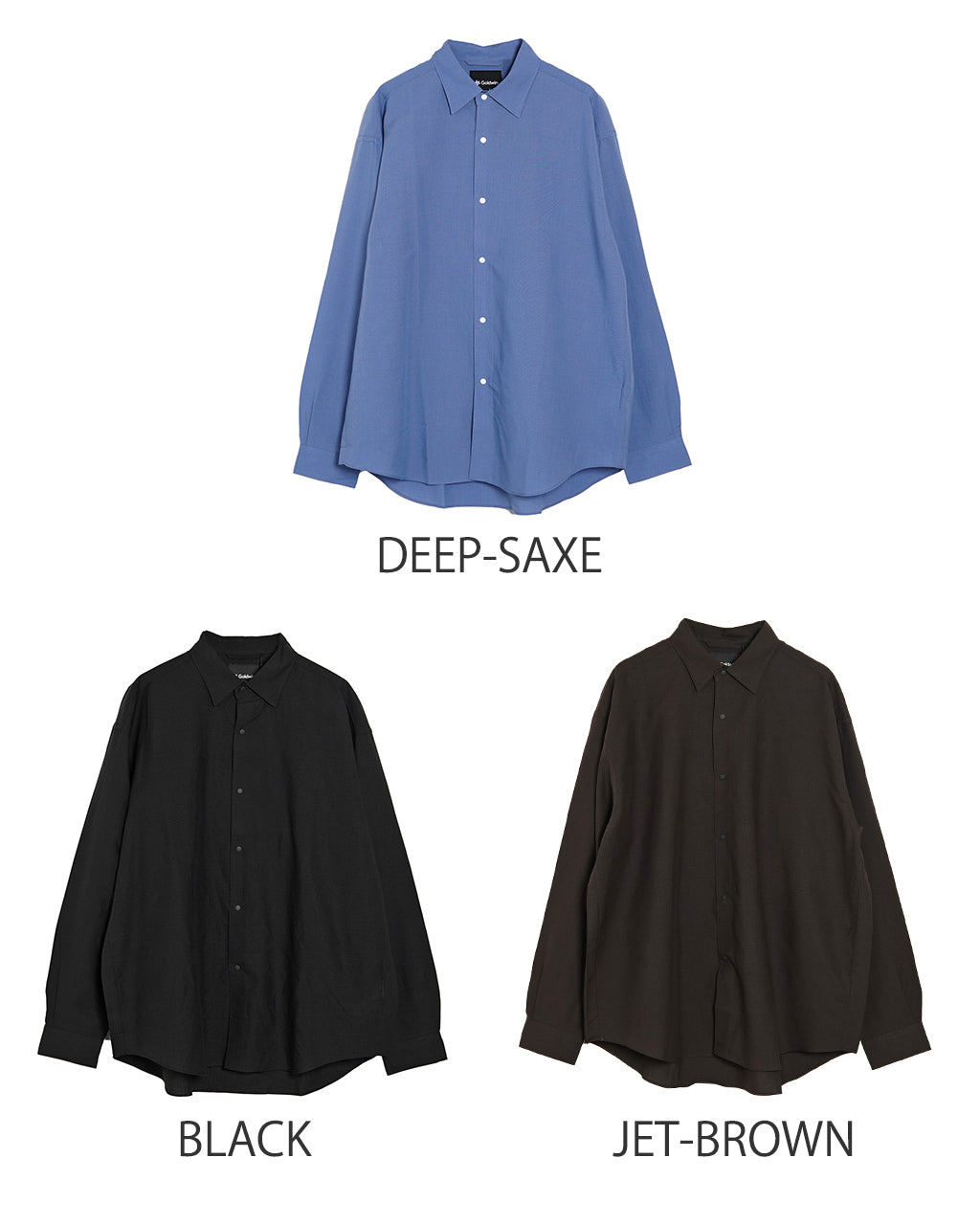 【SALE!40%OFF】ガウジー ボイル リラックス シャツ レギュラーカラー オーバーサイズシャツ Gauzy Voile Relax Shirt GL55141