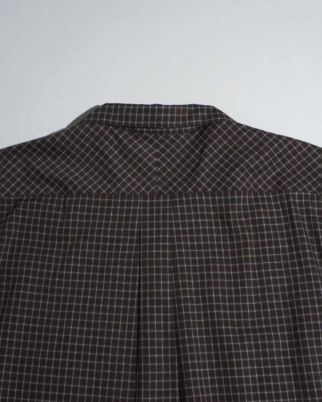 【SALE!30%OFF】ペーパー×リネン プレイドシャツ 格子柄 オープンカラー チェックシャツ Paper x Linen Plaid Shirt GL55142