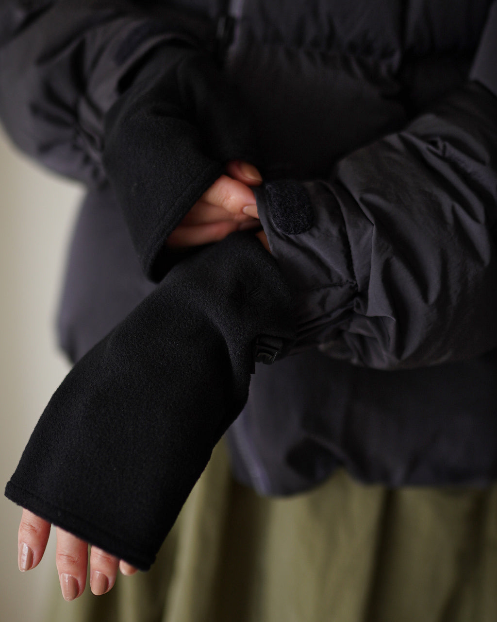 POLARTEC Power Stretch Fingerless Gloves GL95387
