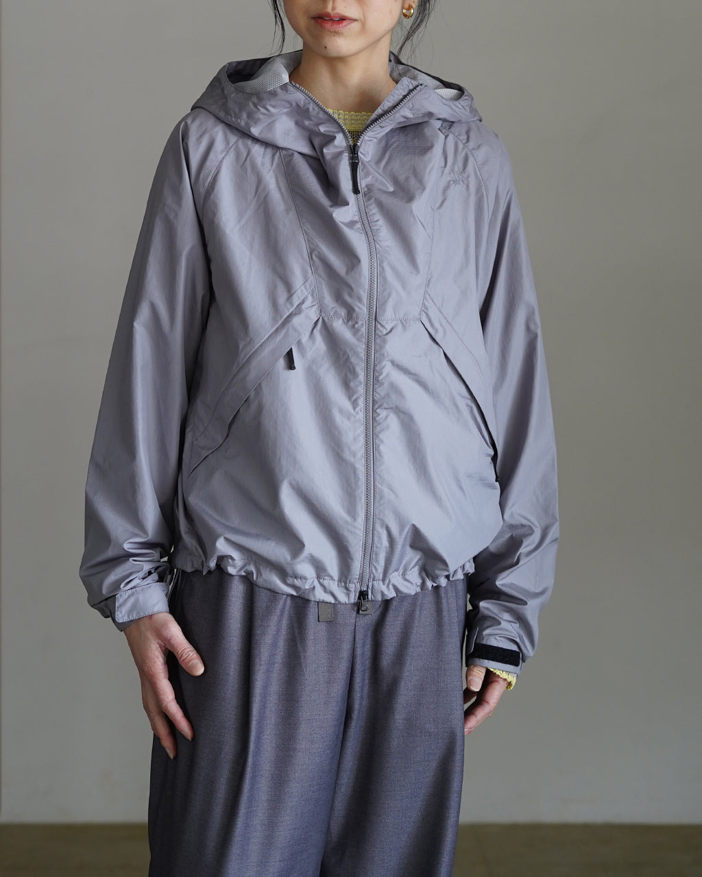 Rip-stop Cropped Jacket GLW16147