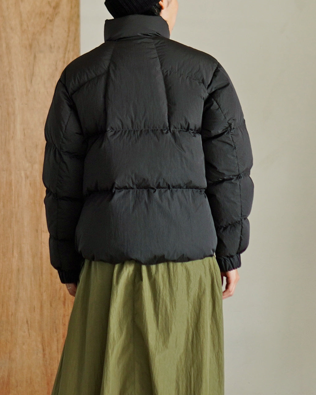 Dope Dyed Ripple Nylon Down Jacket GLW25339