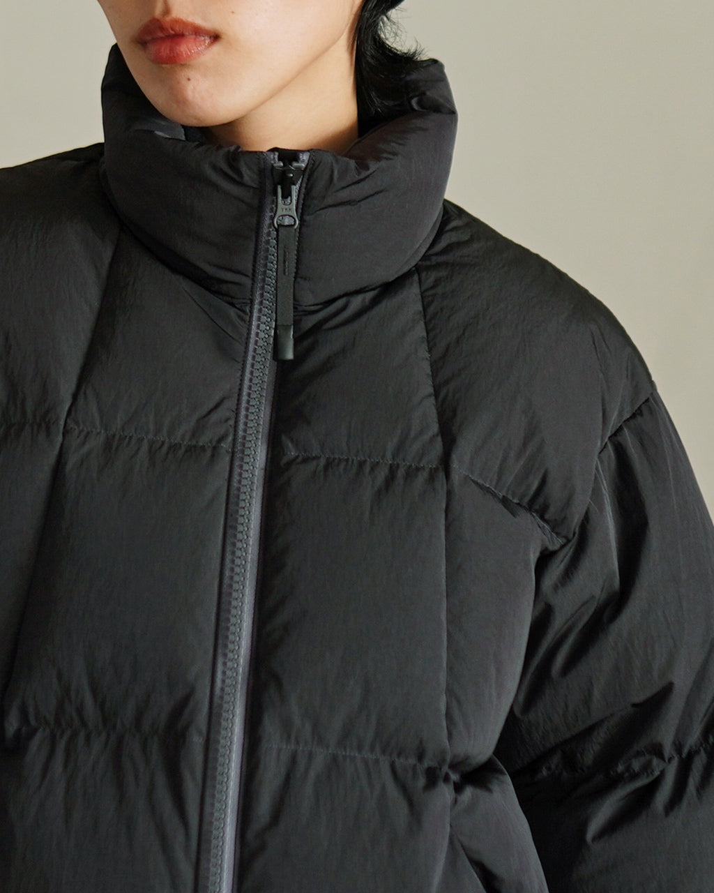 Dope Dyed Ripple Nylon Down Jacket GLW25339