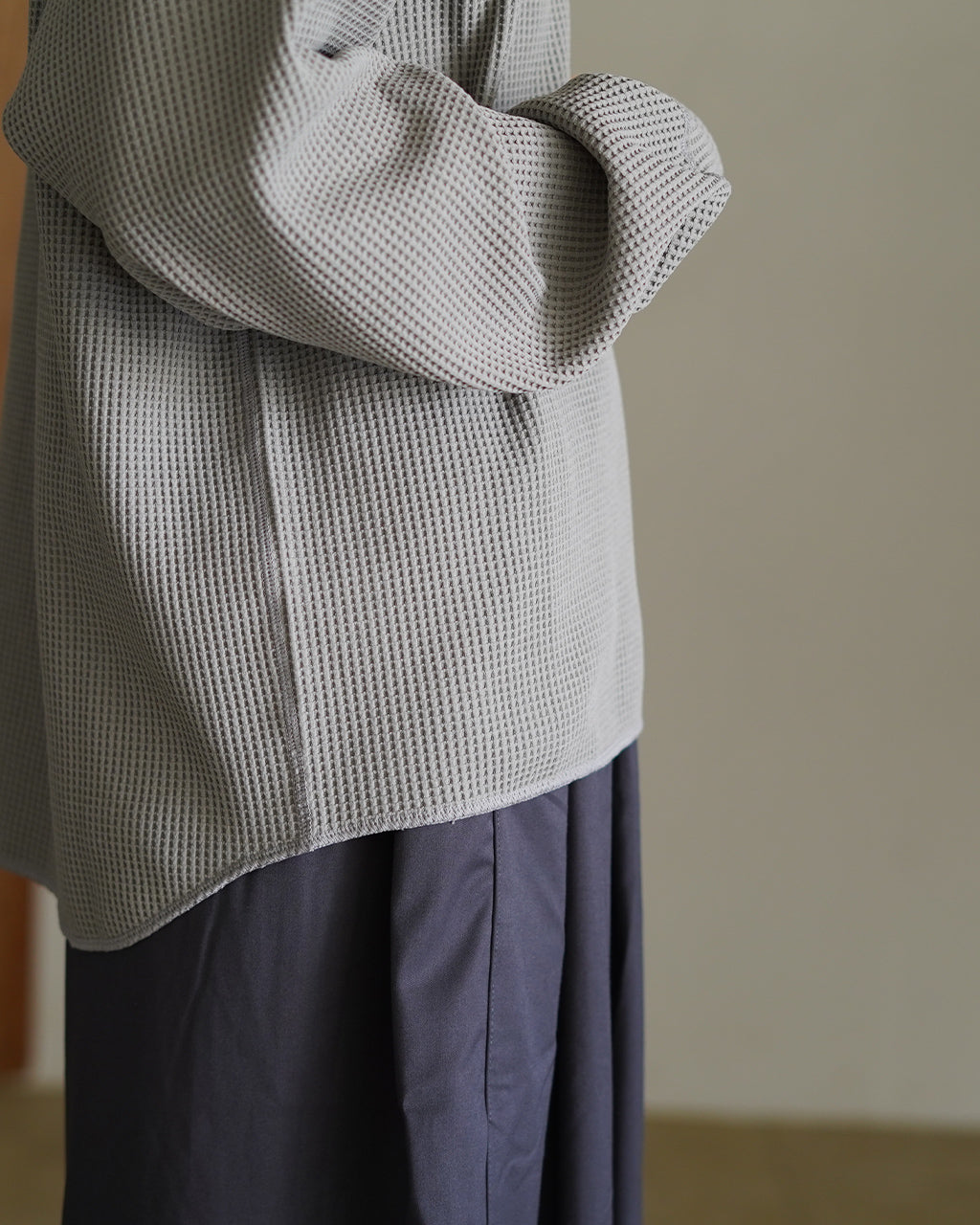 WF Light Mock Neck L/S T-shirt GLW45331