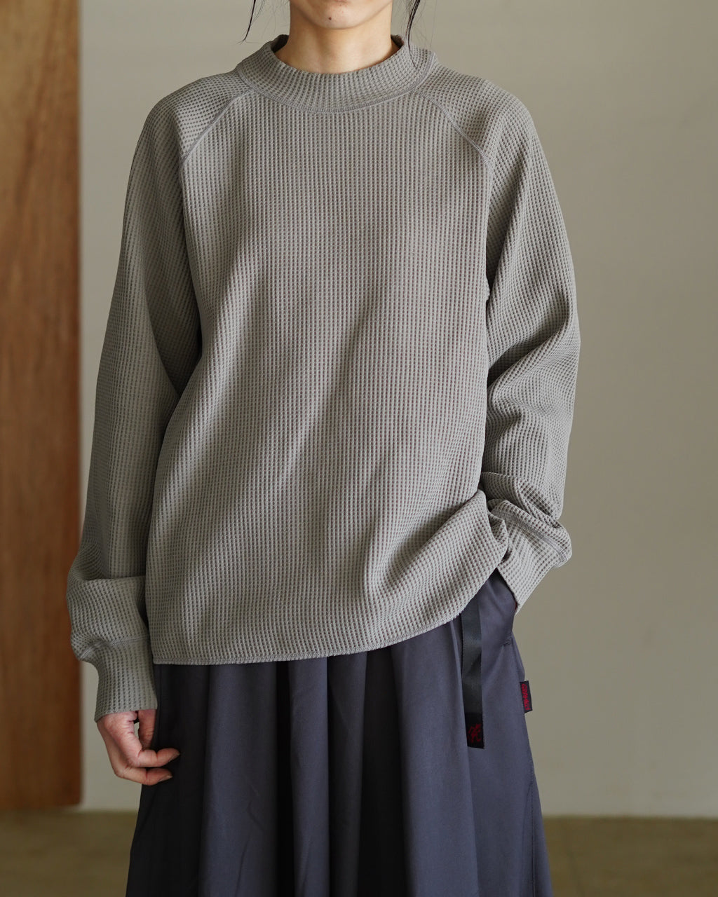 WF Light Mock Neck L/S T-shirt GLW45331