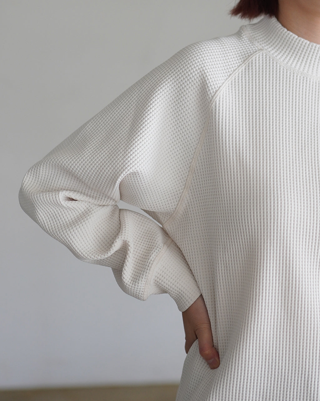 WF Light Mock Neck L/S T-shirt GLW45331