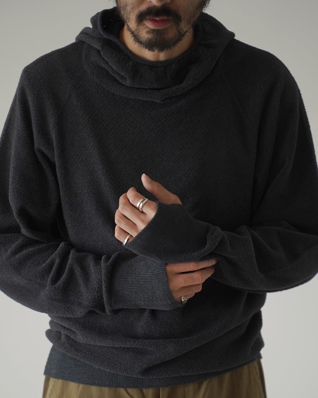 Mesh Pile Hoodie GM35300