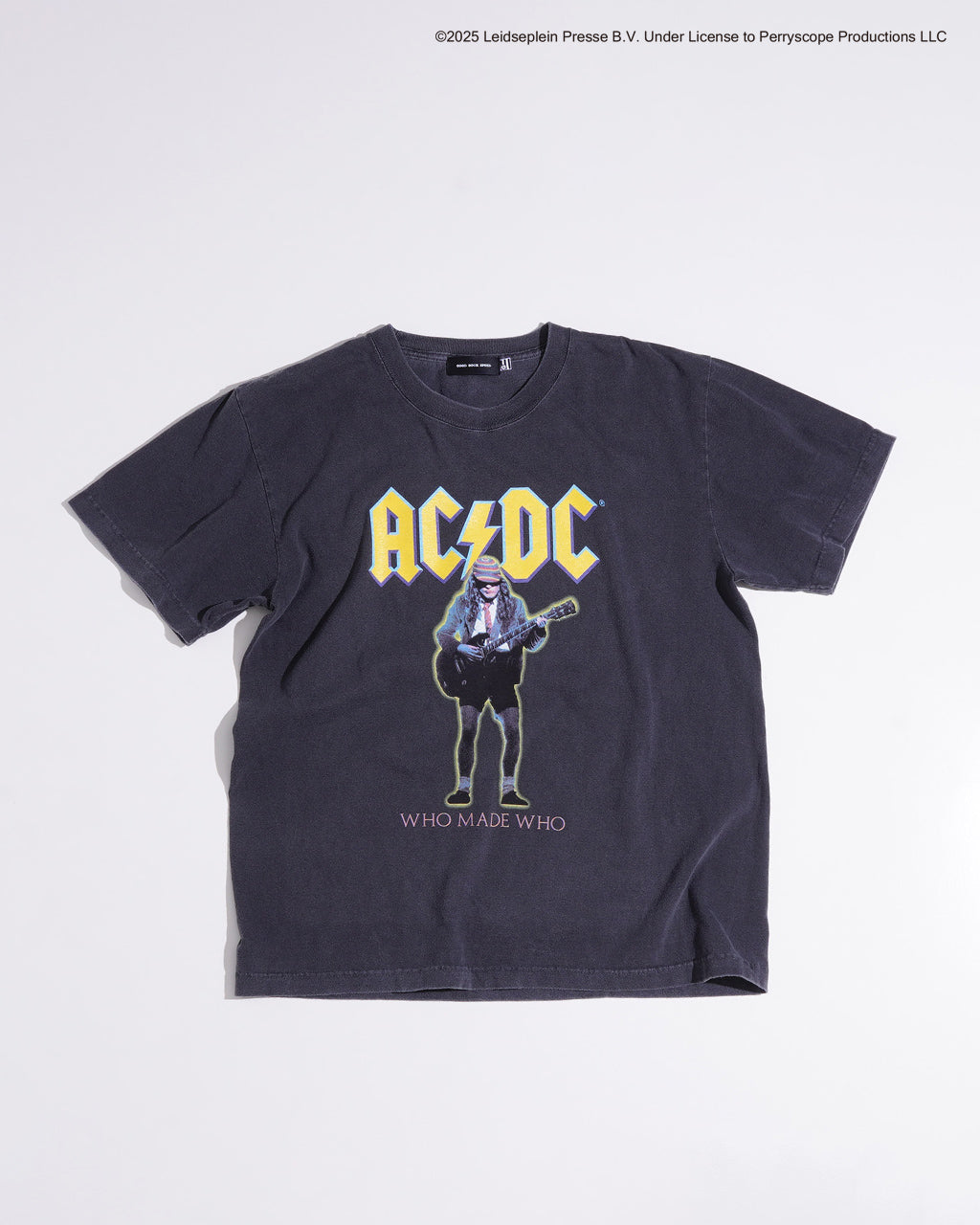 【SALE!20%OFF】GOOD ROCK SPEED グッドロックスピード エーシー・ディーシー AC/DC ART T-SHIRT WHO MADE WHO 半袖 Tシャツ プリントTシャツ 25ACD001W