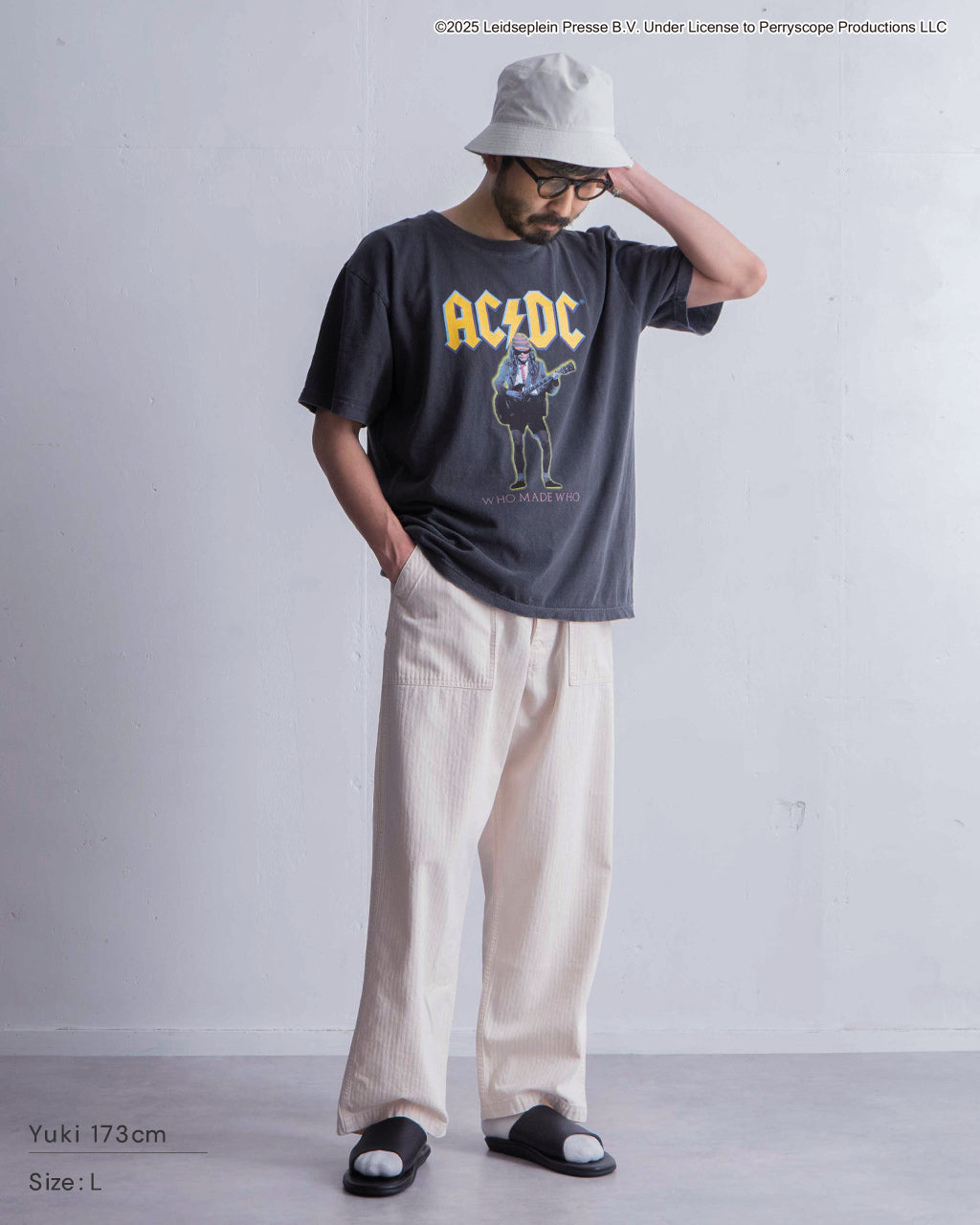 【SALE!20%OFF】GOOD ROCK SPEED グッドロックスピード エーシー・ディーシー AC/DC ART T-SHIRT WHO MADE WHO 半袖 Tシャツ プリントTシャツ 25ACD001W