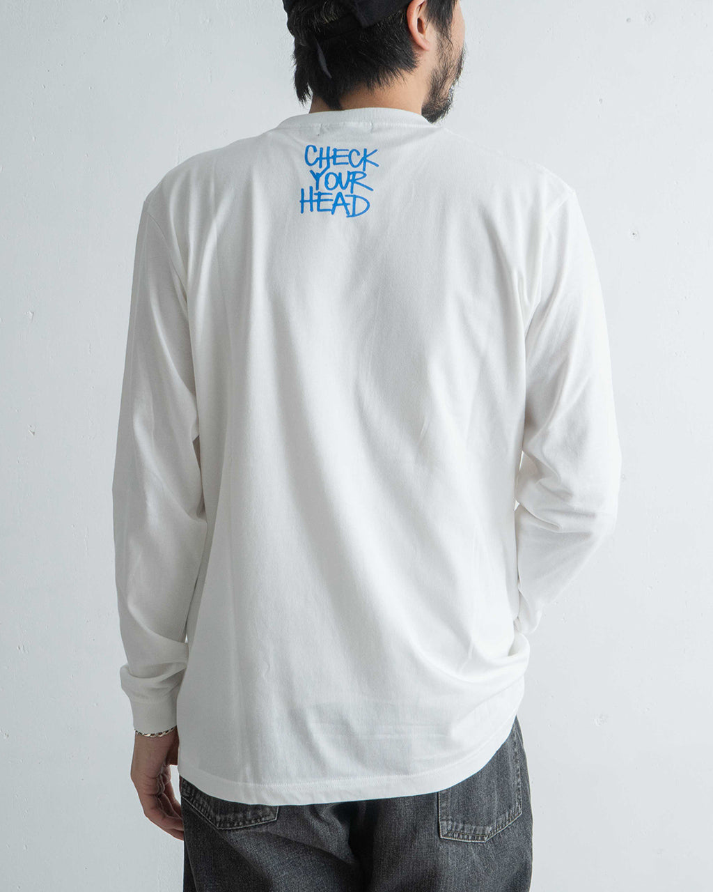 \早得24時間限定ポイント10倍/GOOD ROCK SPEED グッドロックスピード ビースティーボーイズ BEASTIE BOYS Tシャツ 長袖 カットソー ホワイト 白 ヴィンテージライク 綿100% ロンT アメカジ 25BEA002W