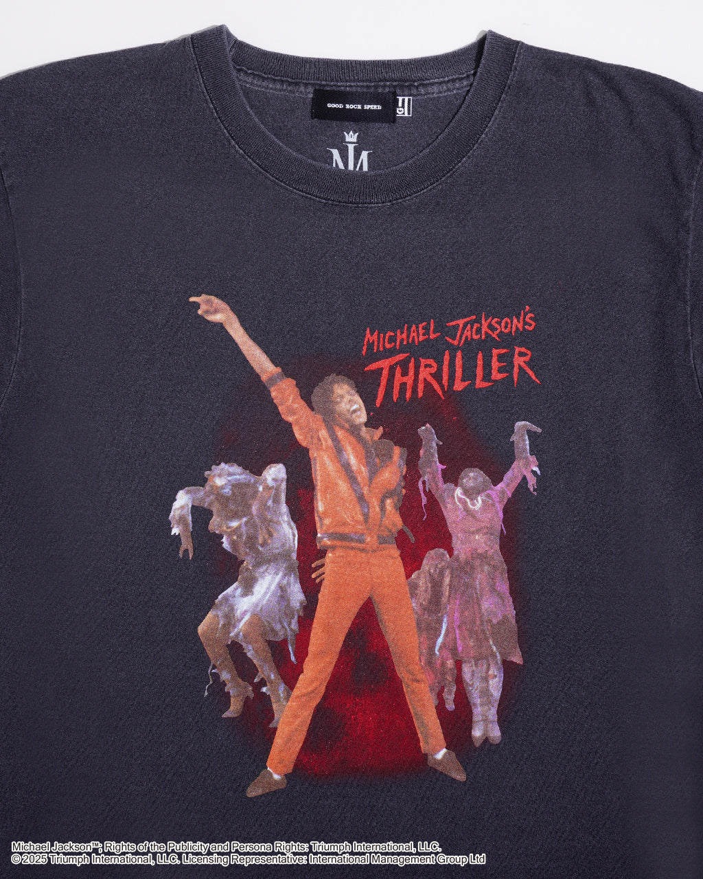 【SALE!20%OFF】GOOD ROCK SPEED グッドロックスピード マイケル・ジャクソン MICHAEL JACKSON THRILLER T-SHIRT スリラー 半袖 Tシャツ 25MJK003W