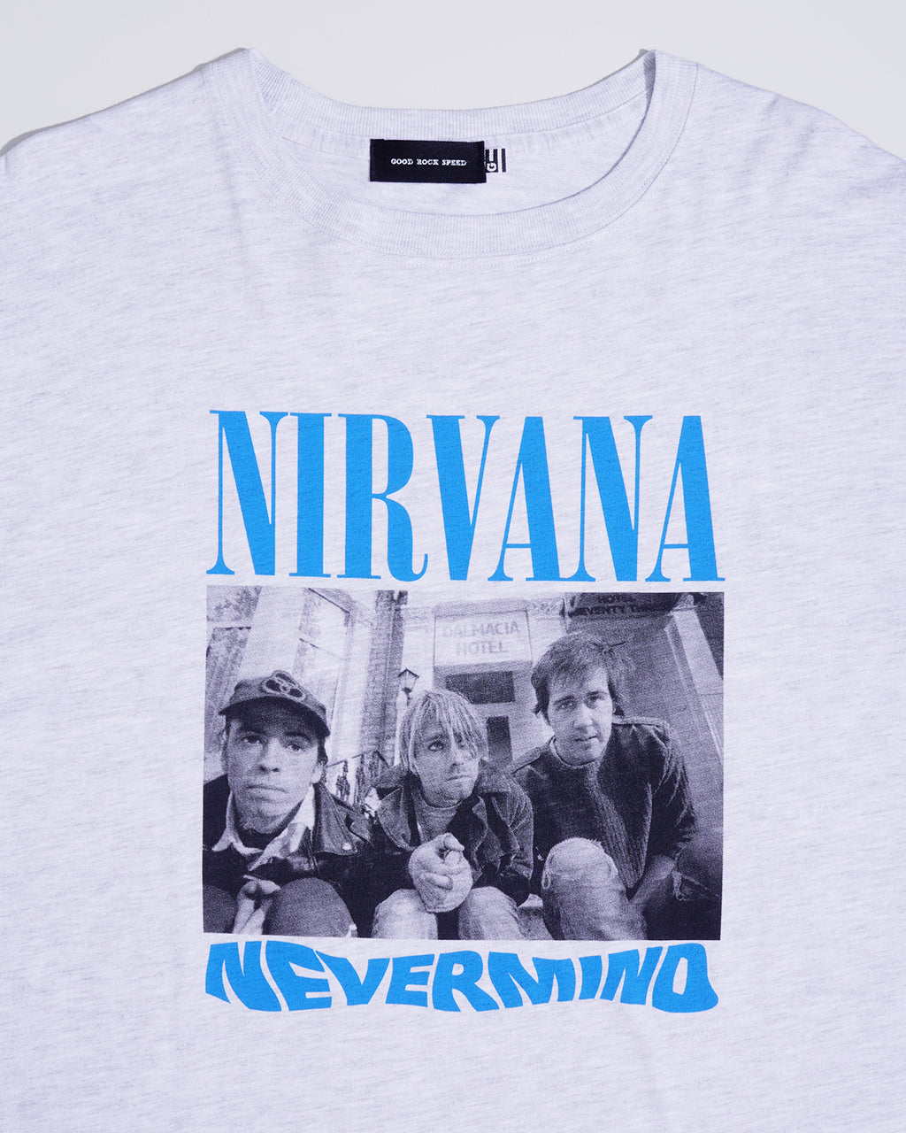 【SALE!30%OFF】GOOD ROCK SPEED グッドロックスピード 半袖Tシャツ NIRVANA NEVERMIND BIG T-SHIRT ニルヴァーナ マインド ビッグ 25NVN101W