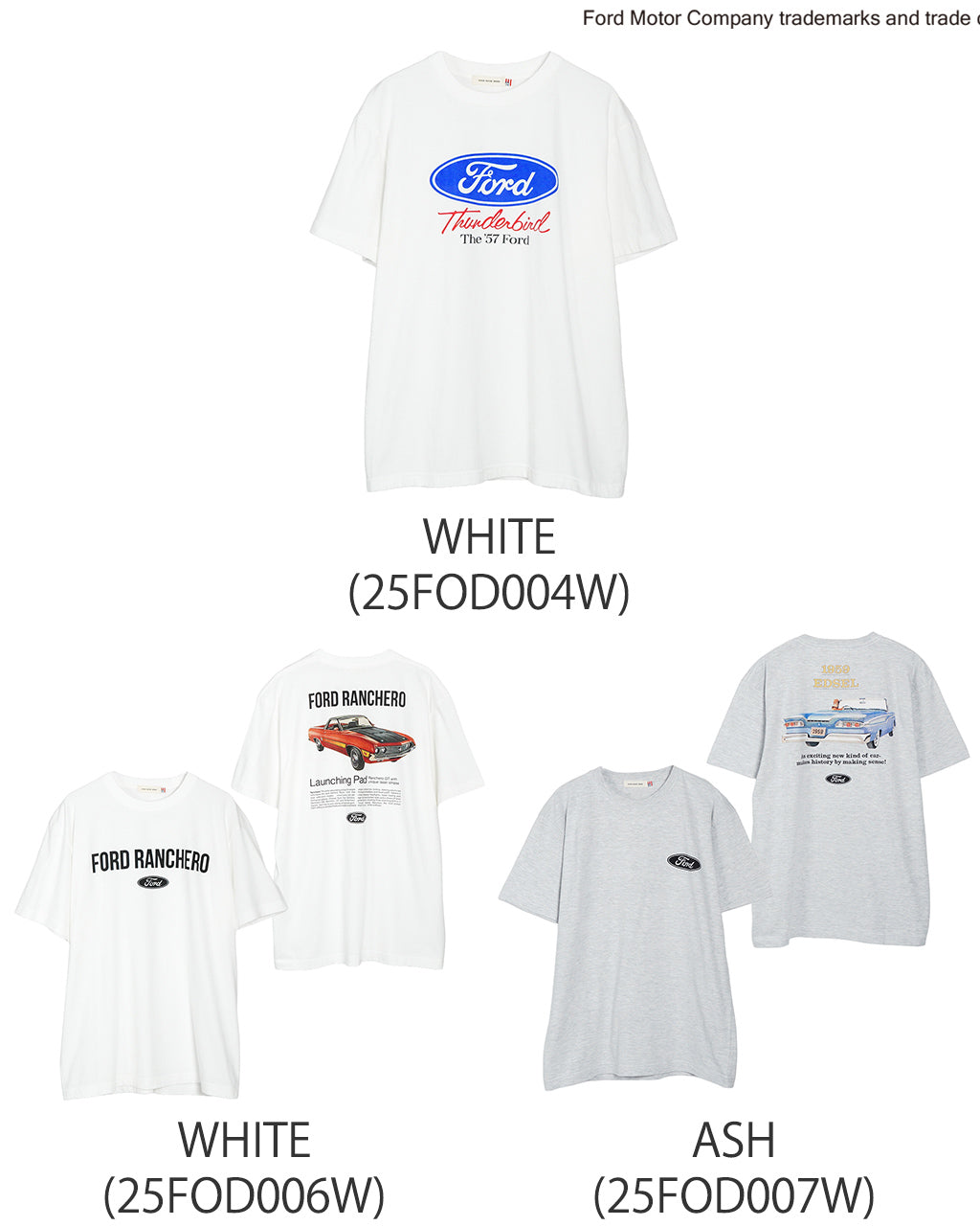 GOOD ROCK SPEED グッドロックスピード 半袖Tシャツ Ford フォード ロゴT 25FOD004W 25FOD006W 25FOD007W 25FOD009W 25FOD101W