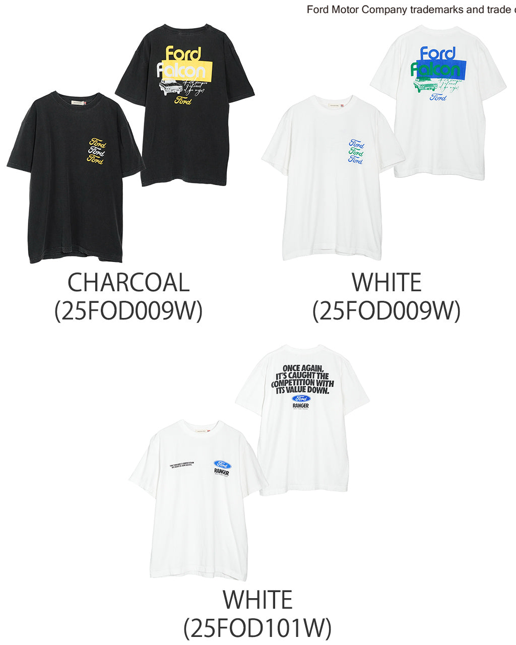 GOOD ROCK SPEED グッドロックスピード 半袖Tシャツ Ford フォード ロゴT 25FOD004W 25FOD006W 25FOD007W 25FOD009W 25FOD101W
