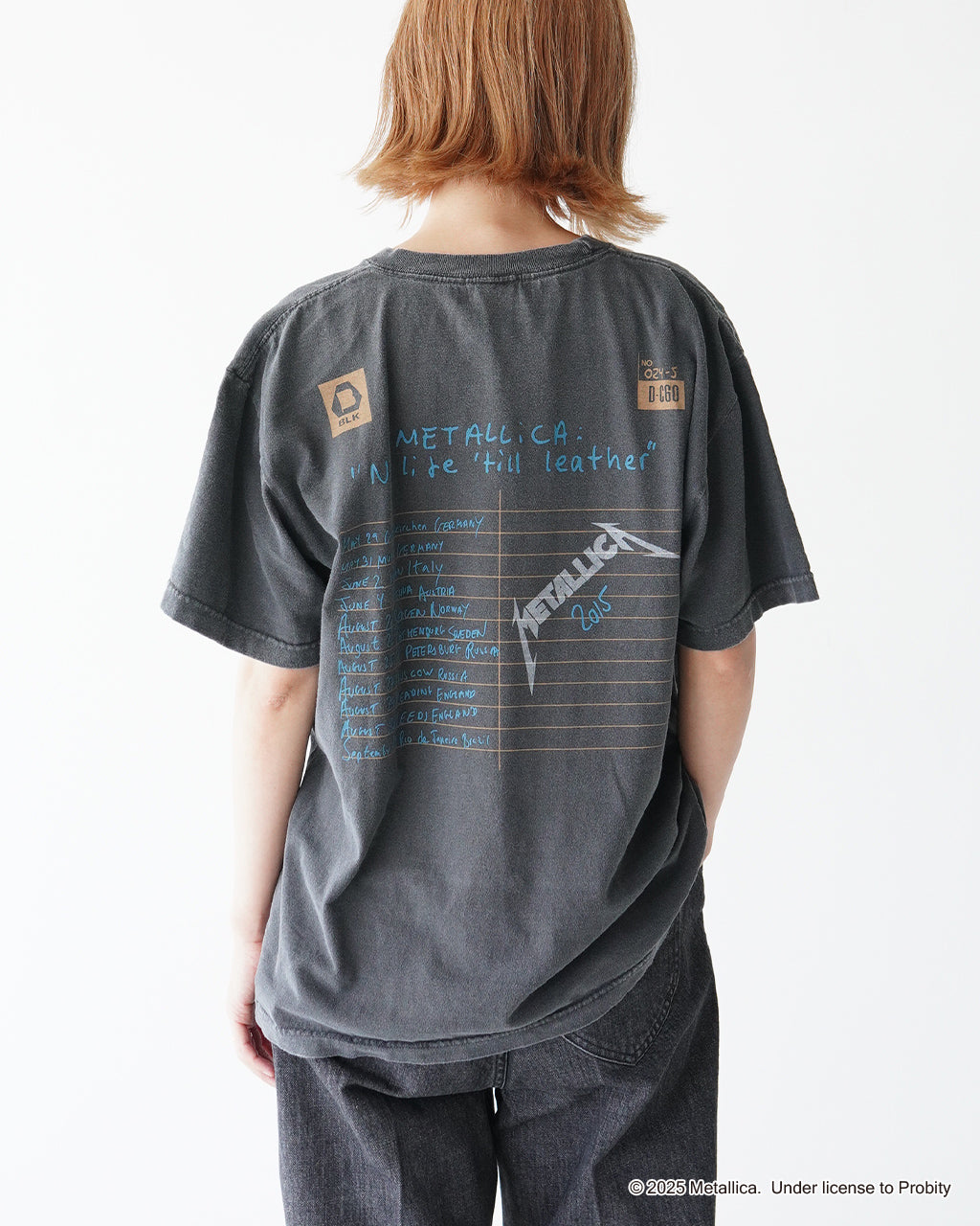【SALE!20%OFF】GOOD ROCK SPEED グッドロックスピード 半袖Tシャツ METALICA メタリカ ロックT バンドT 25MET002W 25MET102W