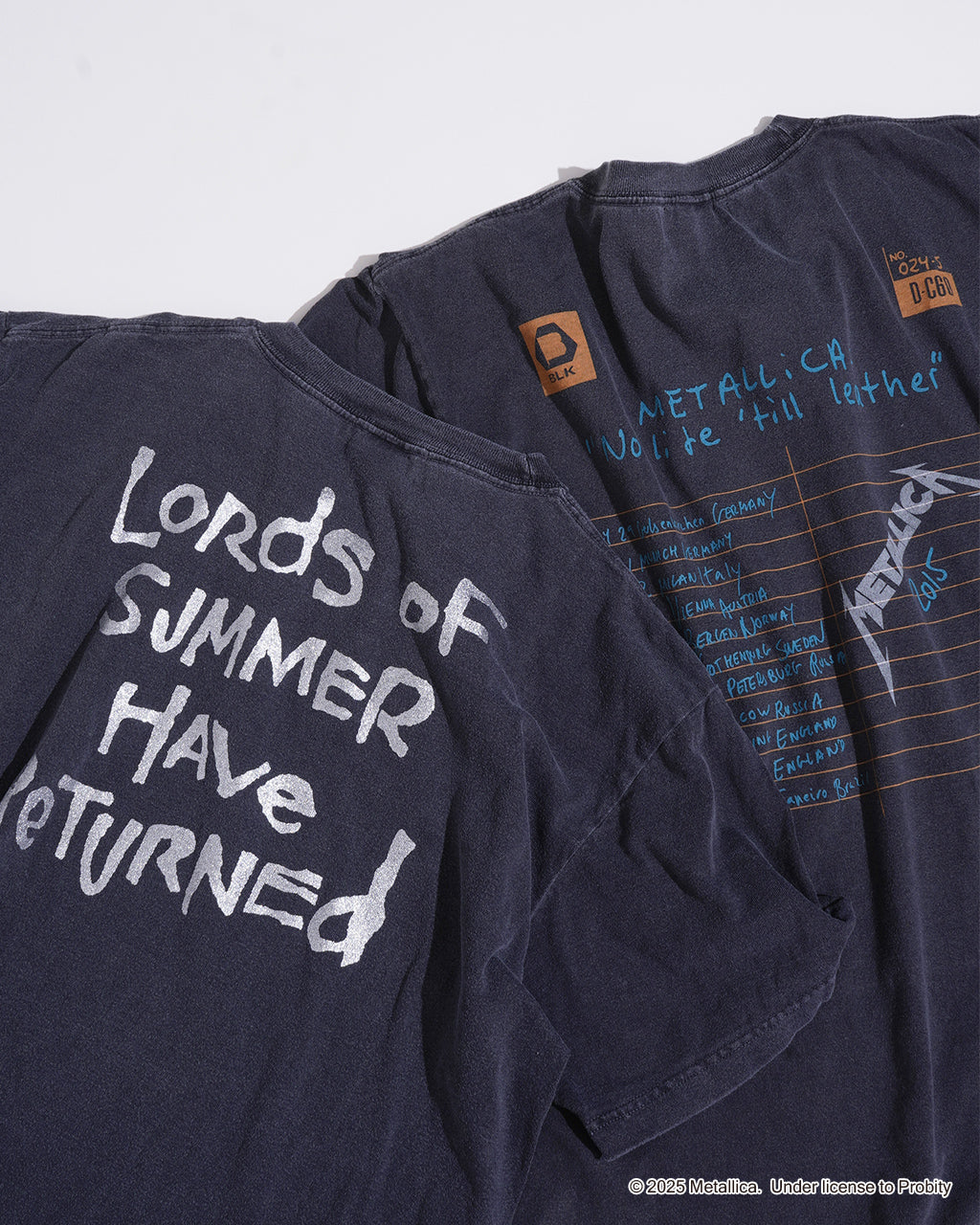 【SALE!20%OFF】GOOD ROCK SPEED グッドロックスピード 半袖Tシャツ METALICA メタリカ ロックT バンドT 25MET002W 25MET102W