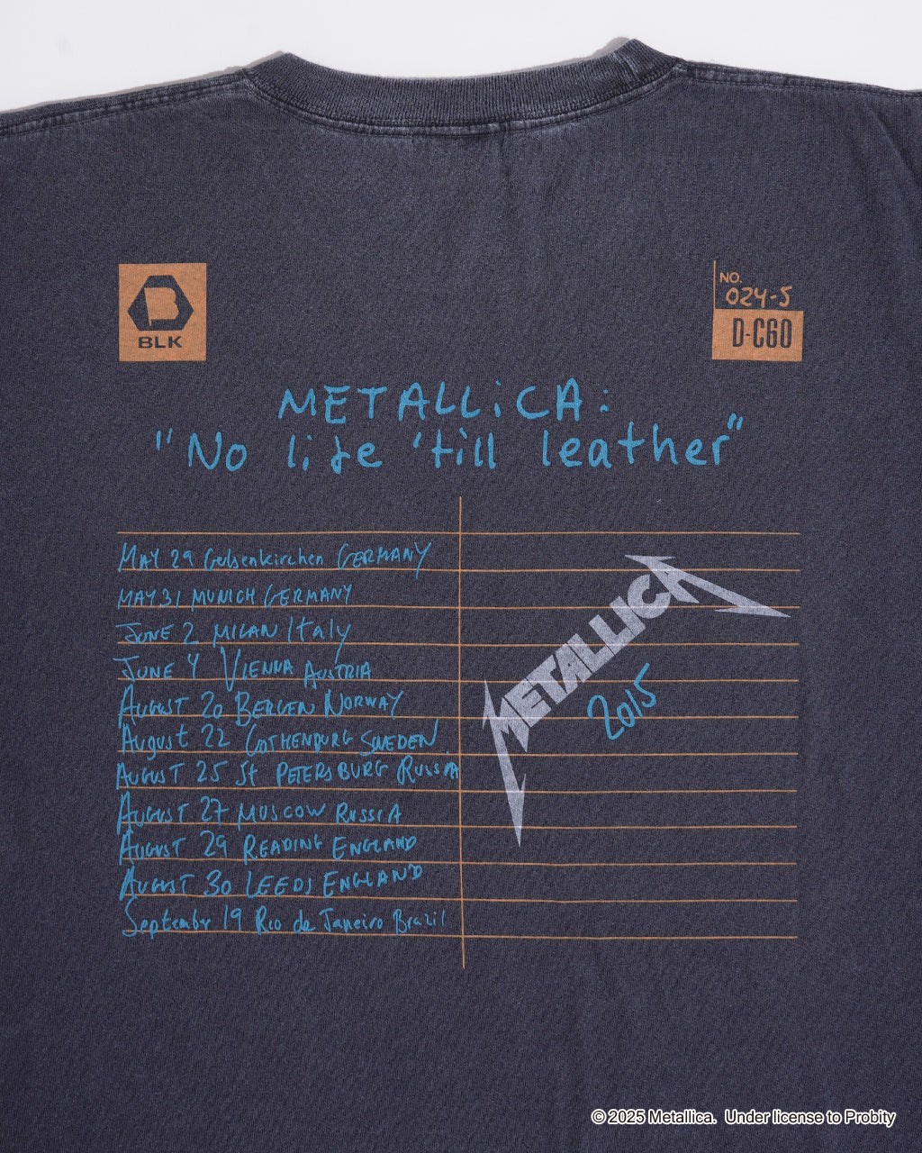 【SALE!20%OFF】GOOD ROCK SPEED グッドロックスピード 半袖Tシャツ METALICA メタリカ ロックT バンドT 25MET002W 25MET102W