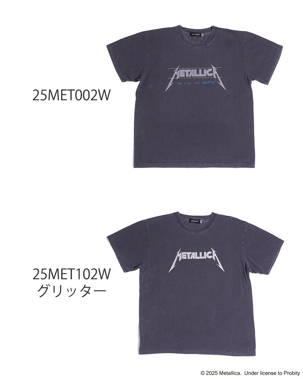 【SALE!20%OFF】GOOD ROCK SPEED グッドロックスピード 半袖Tシャツ METALICA メタリカ ロックT バンドT 25MET002W 25MET102W