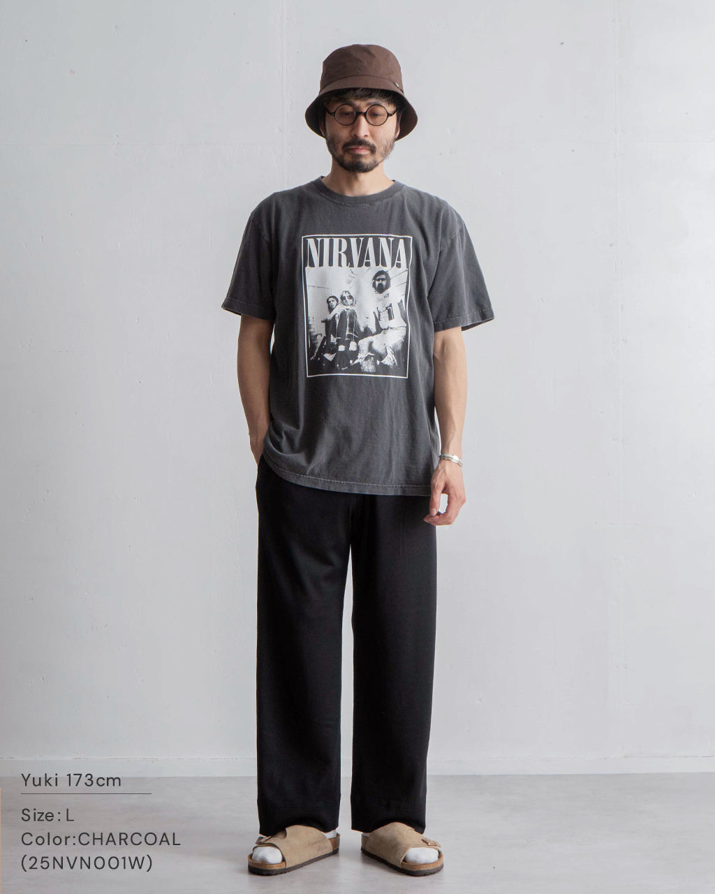 【SALE!30%OFF】GOOD ROCK SPEED グッドロックスピード 半袖Tシャツ NIRVANA PIGMENT PHOTO T-SHIRT SMILE T-SHIRT ニルヴァーナ バンドT 25NVN001W 25NVN002W 25NVN102W