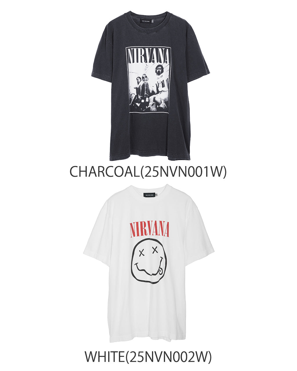 【SALE!30%OFF】GOOD ROCK SPEED グッドロックスピード 半袖Tシャツ NIRVANA PIGMENT PHOTO T-SHIRT SMILE T-SHIRT ニルヴァーナ バンドT 25NVN001W 25NVN002W 25NVN102W