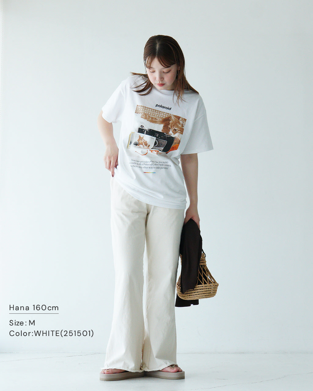 【SALE!40%OFF】Good wear グッドウェア ポラロイド 半袖 Tシャツ POLAROID プリントT カットソー クルーネック GDW-LCS-251501 GDW-LCS-251502 GDW-LCS-251504
