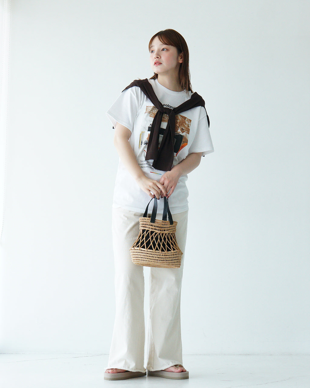【SALE!40%OFF】Good wear グッドウェア ポラロイド 半袖 Tシャツ POLAROID プリントT カットソー クルーネック GDW-LCS-251501 GDW-LCS-251502 GDW-LCS-251504