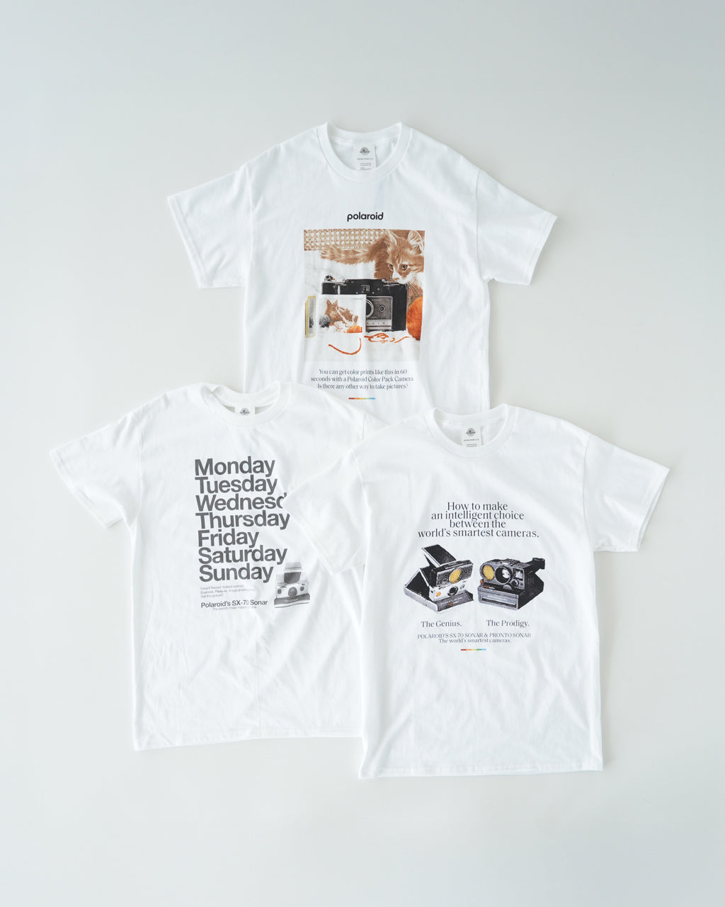 【SALE!40%OFF】Good wear グッドウェア ポラロイド 半袖 Tシャツ POLAROID プリントT カットソー クルーネック GDW-LCS-251501 GDW-LCS-251502 GDW-LCS-251504