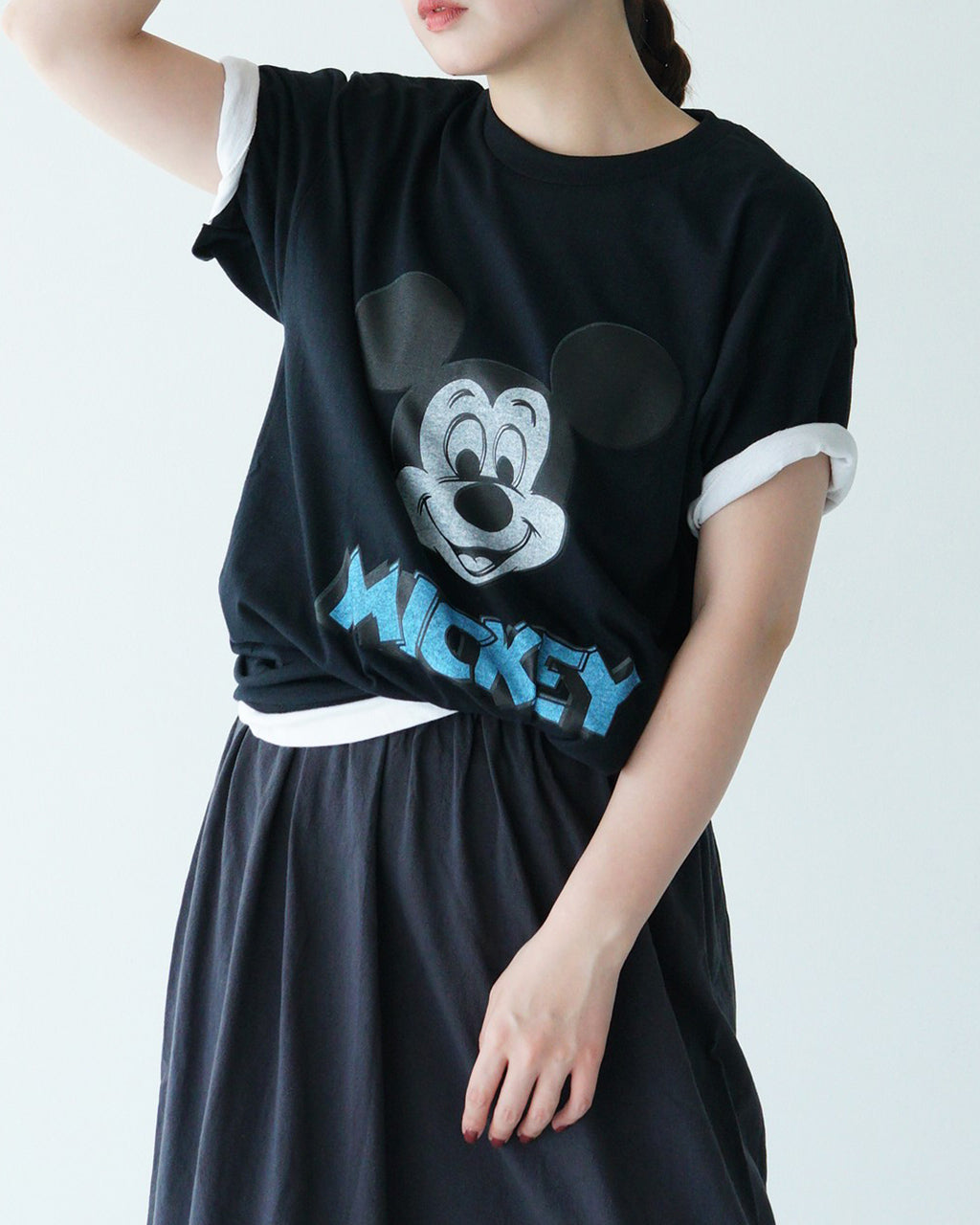 【SALE!40%OFF】Good wear グッドウェア 「ミッキーマウス」 半袖Tシャツ MICKEY MOUSE / ERROR PT Tee プリントT GDW-LCS-251601 GDW-LCS-251602
