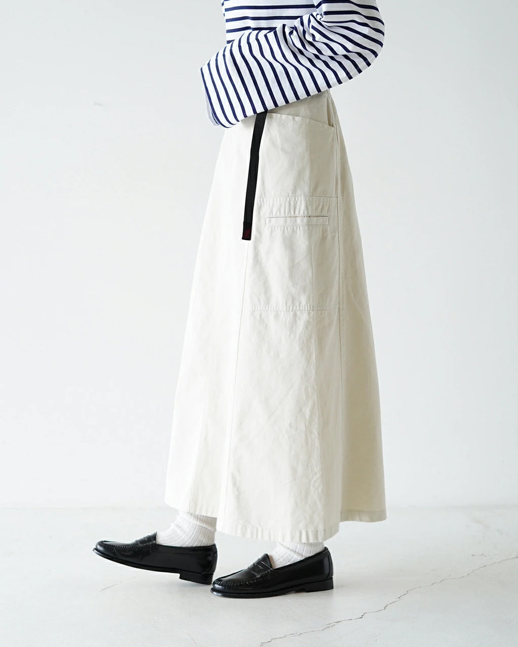 GRAMICCI グラミチ イージースカート VOYAGER SKIRT ヴォヤジャー ボイジャースカート 6パネル Aライン フレア ロング丈 マキシ丈 ウェビングベルトG4SW-SK042 【クーポン対象外】【送料無料】