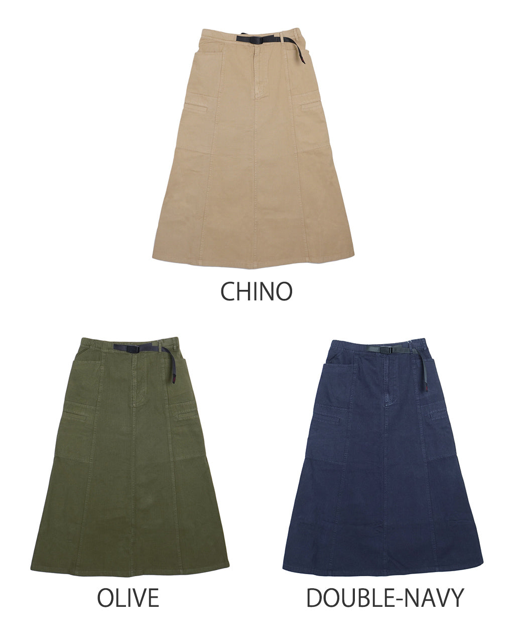 GRAMICCI グラミチ イージースカート VOYAGER SKIRT ヴォヤジャー ボイジャースカート 6パネル Aライン フレア ロング丈 マキシ丈 ウェビングベルトG4SW-SK042 【クーポン対象外】【送料無料】