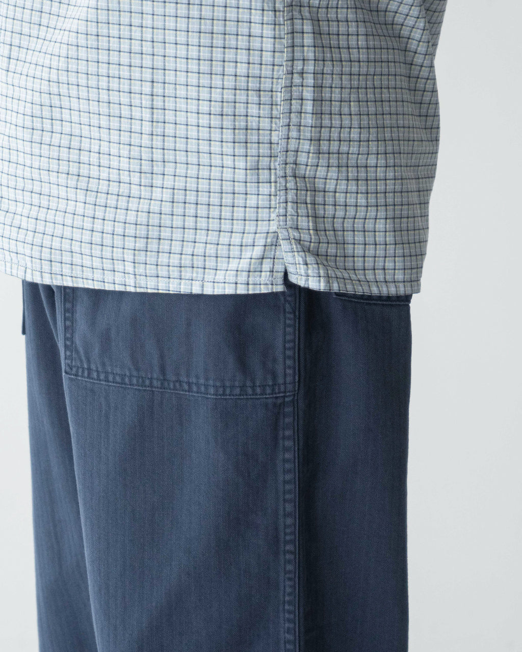 GRAMICCI グラミチ 半袖シャツ チェック ジップアップ ZIP UP WAVE SHIRT G5SM-J017【送料無料】