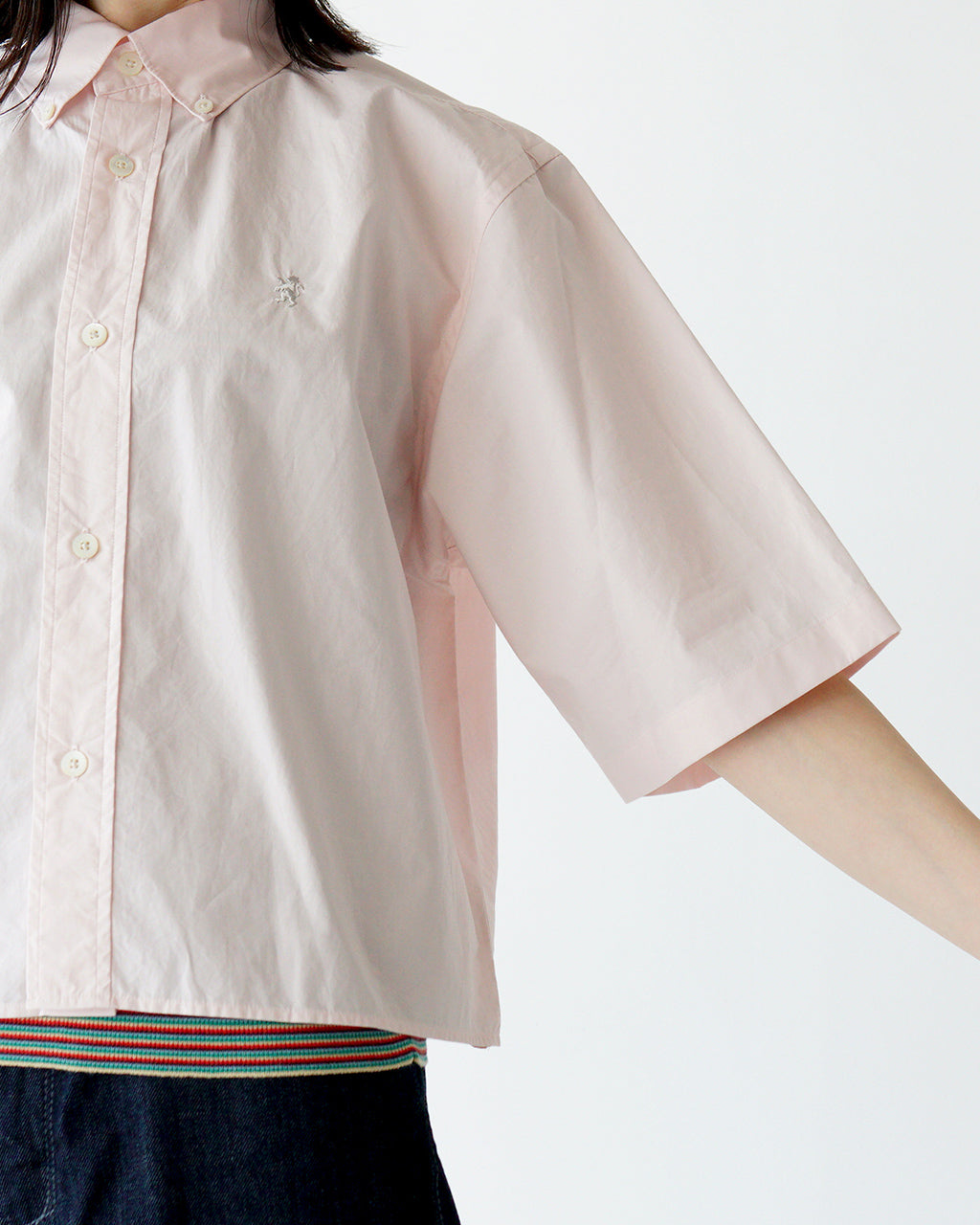 【SALE!30%OFF】Gymphlex ジムフレックス 半袖シャツ ボタンダウン ボタンシャツ SHORT B.D. SHIRT S S GY-B0367 OGT【送料無料】