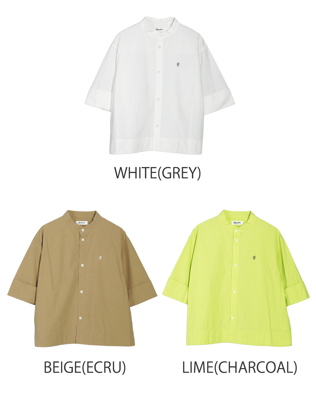 Gymphlex ジムフレックス スタンドカラーシャツ 半袖 STAND COLLAR SHIRT S S GY-B0368 TYO 【送料無料】